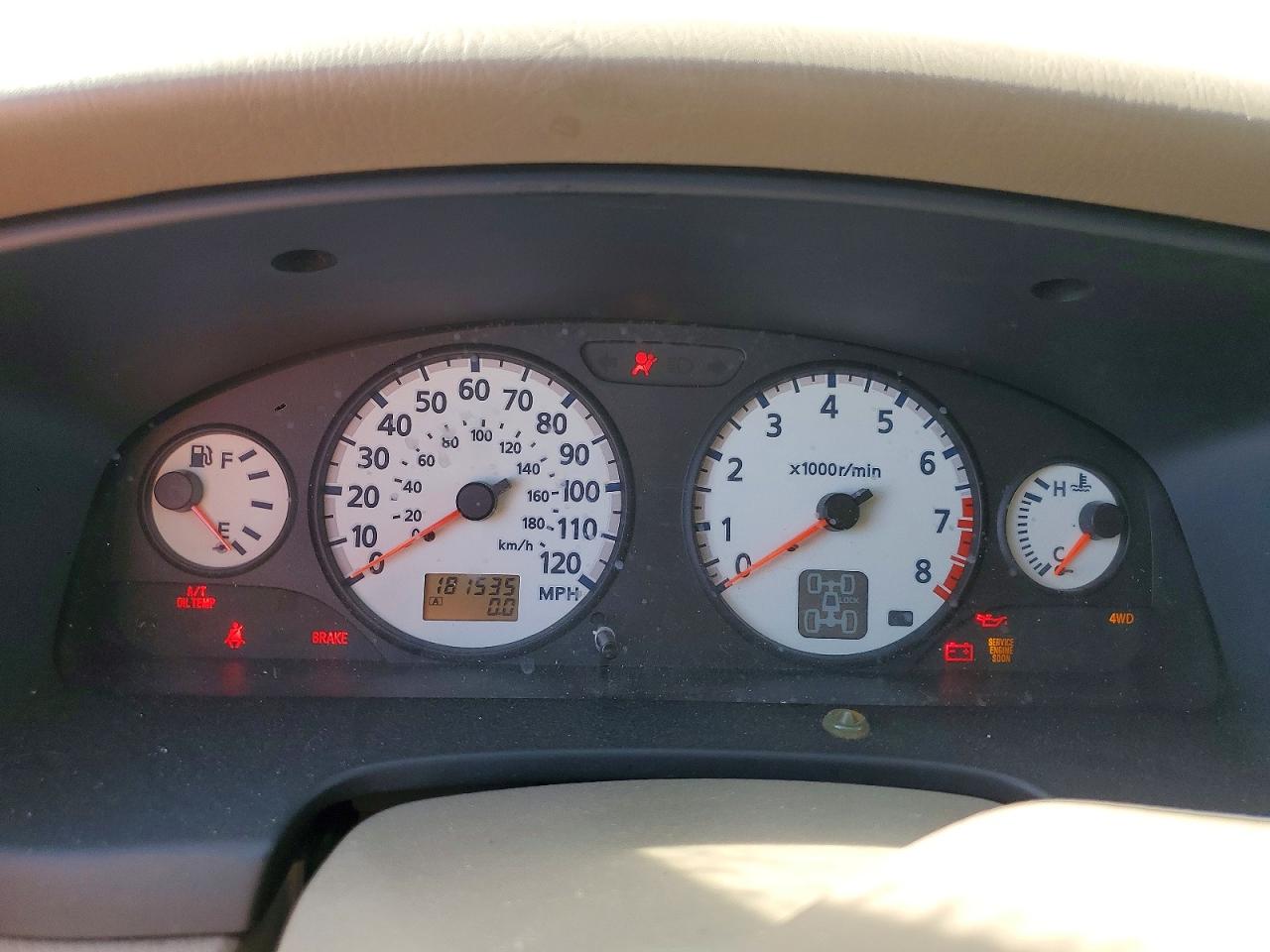 2001 Nissan Pathfinder Se Tan vin: JN8DR09Y71W591348
