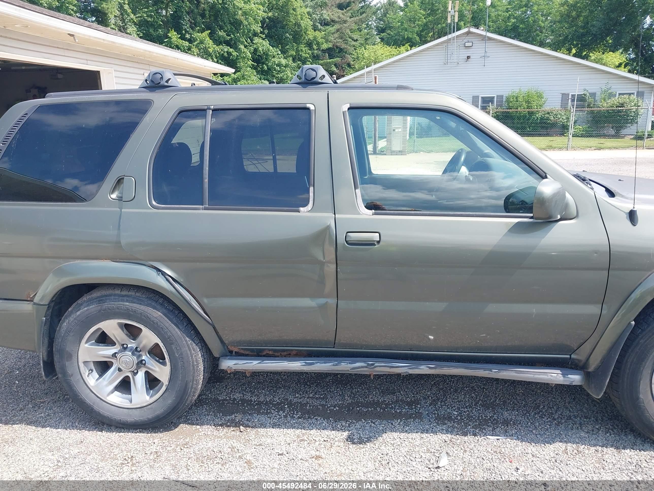 2004 Nissan Pathfinder Le Platinum Green vin: JN8DR09Y74W912700