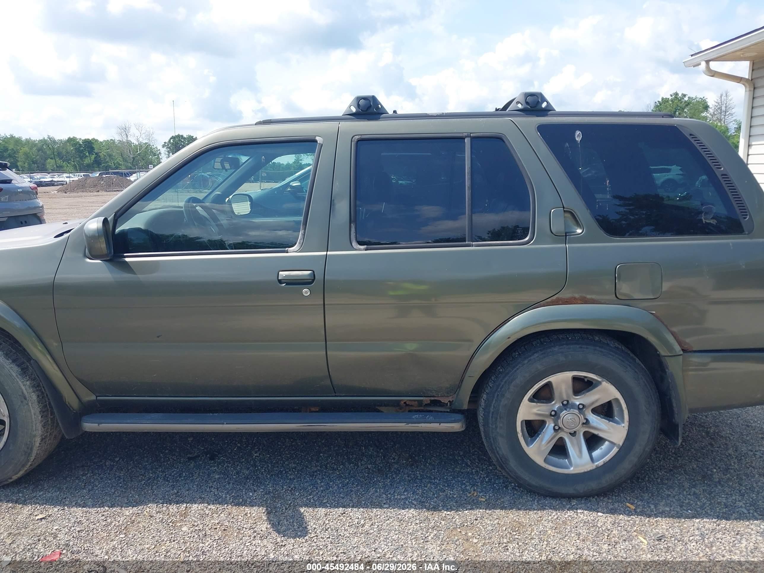 2004 Nissan Pathfinder Le Platinum Green vin: JN8DR09Y74W912700