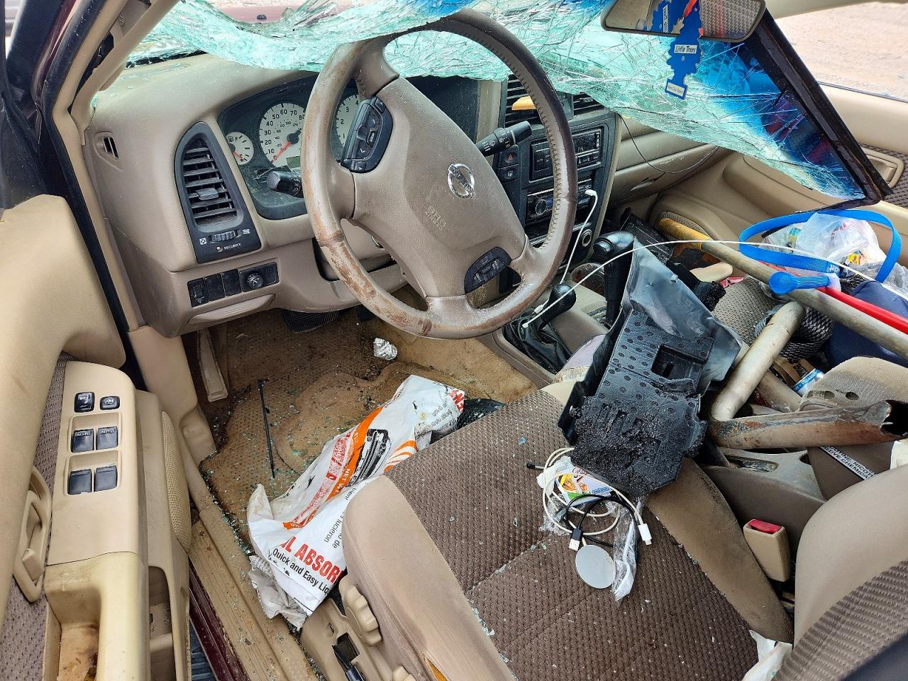 2002 Nissan Pathfinder Se Burgundy vin: JN8DR09Y82W725110