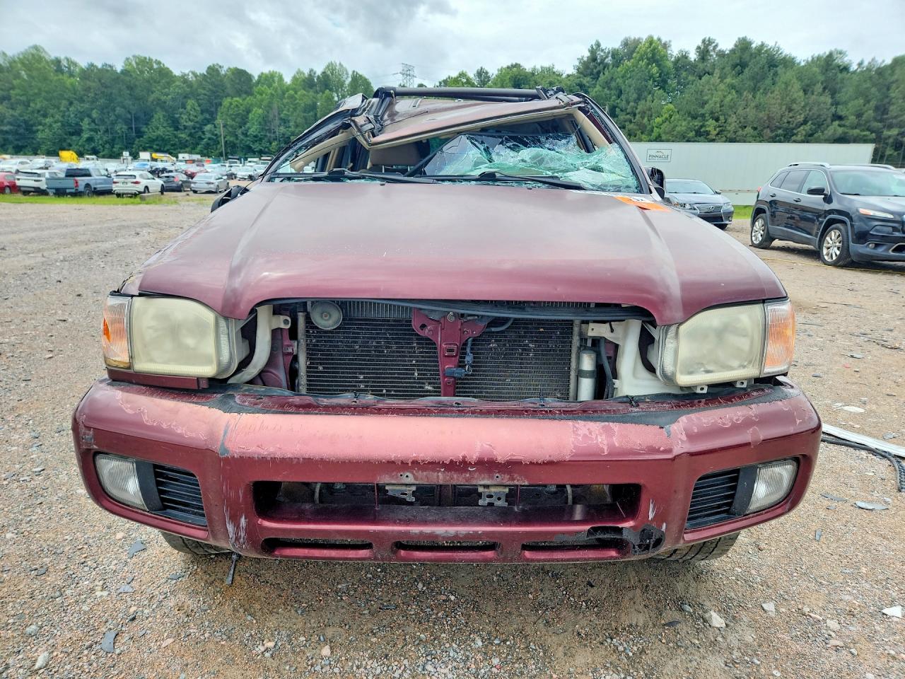 2002 Nissan Pathfinder Se Burgundy vin: JN8DR09Y82W725110