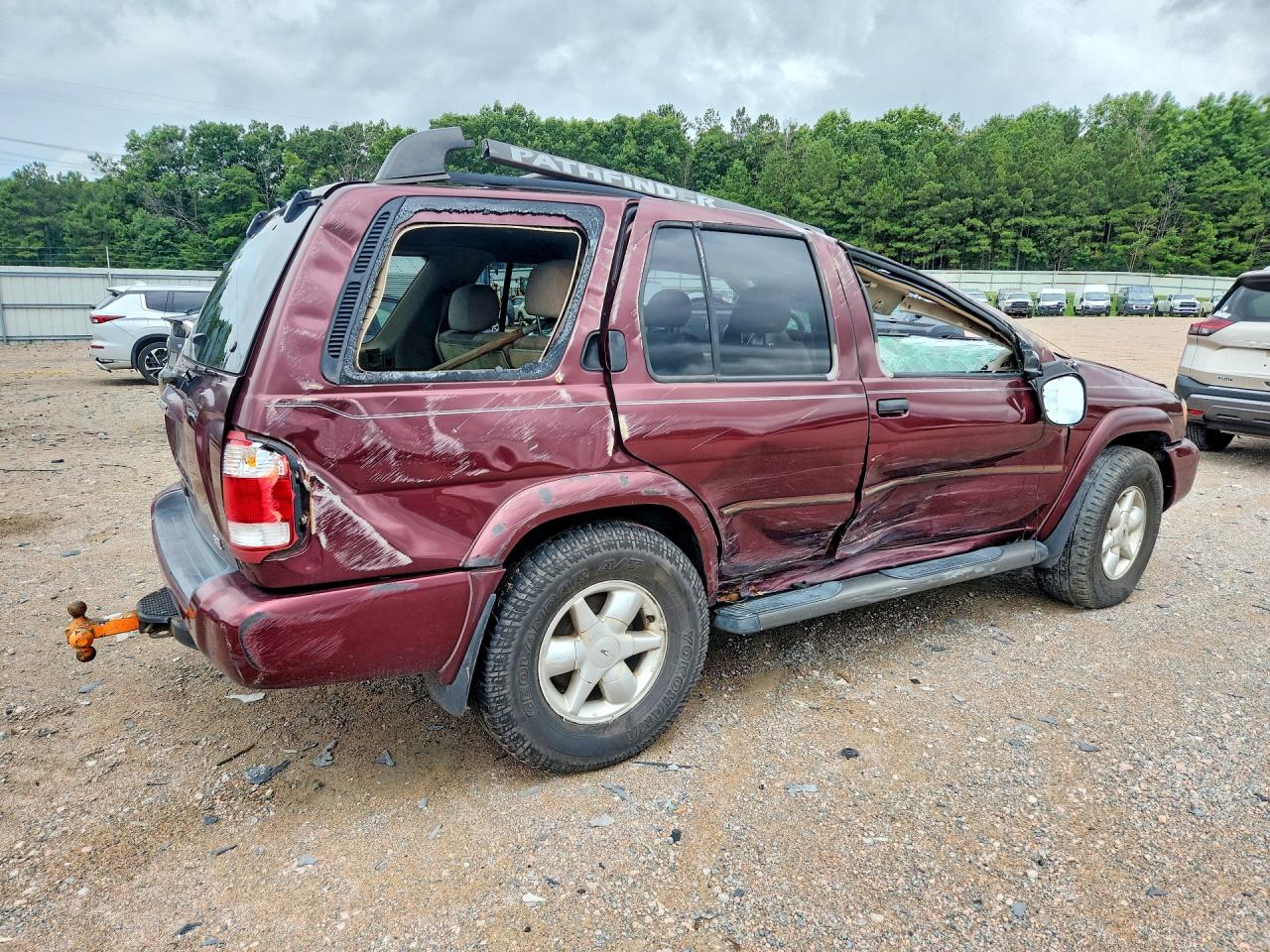 2002 Nissan Pathfinder Se Burgundy vin: JN8DR09Y82W725110