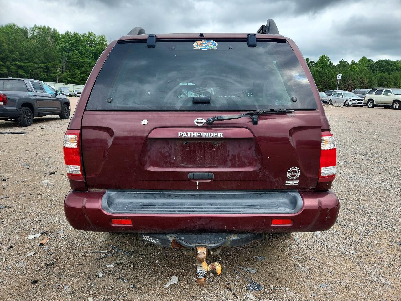 2002 Nissan Pathfinder Se Burgundy vin: JN8DR09Y82W725110