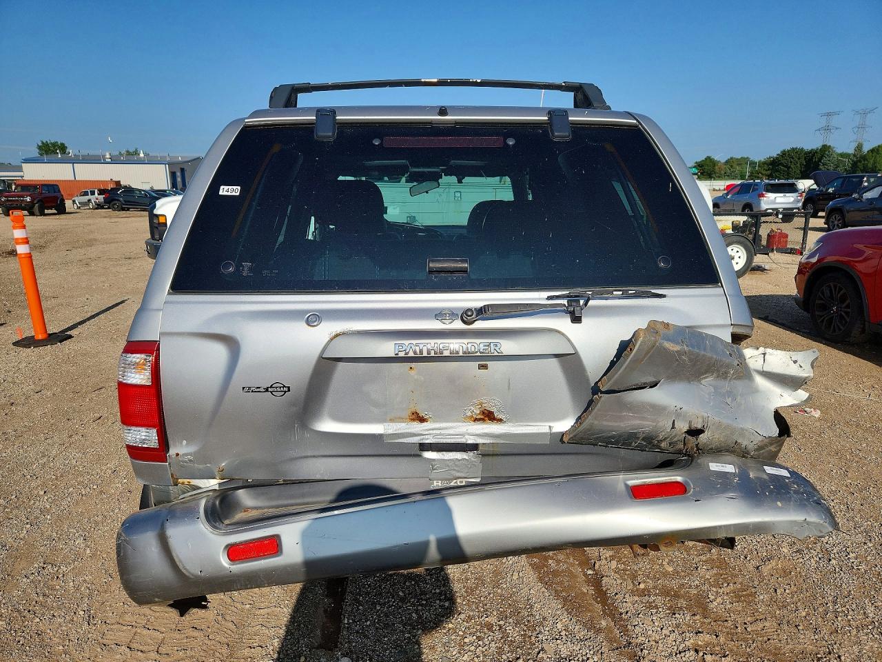 2002 Nissan Pathfinder Se Silver vin: JN8DR09Y82W728119