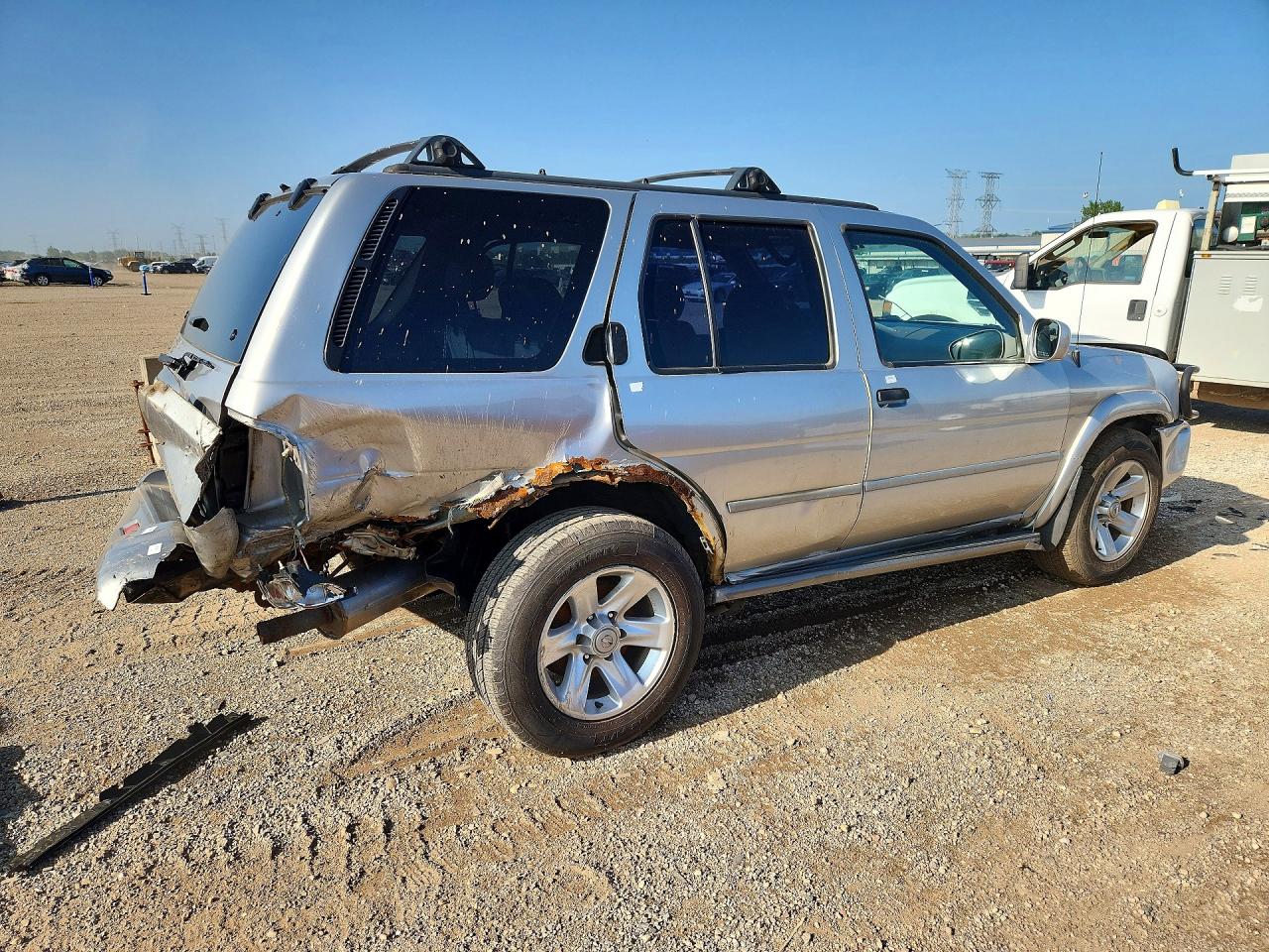 2002 Nissan Pathfinder Se Silver vin: JN8DR09Y82W728119