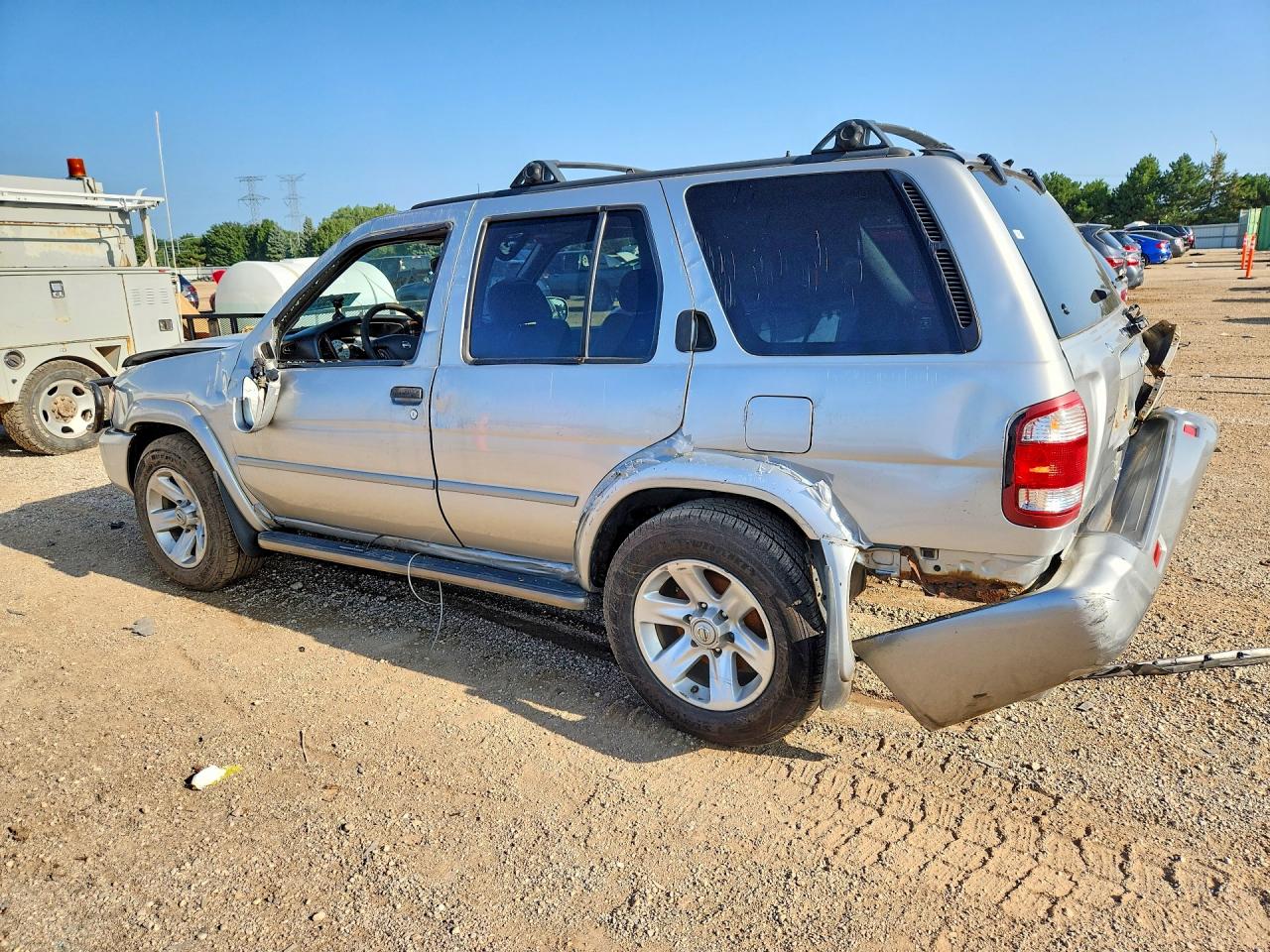 2002 Nissan Pathfinder Se Silver vin: JN8DR09Y82W728119