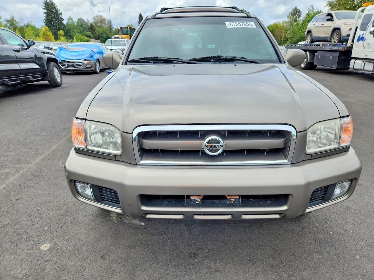 2004 Nissan Pathfinder Se Желто-коричневый vin: JN8DR09Y84W916626