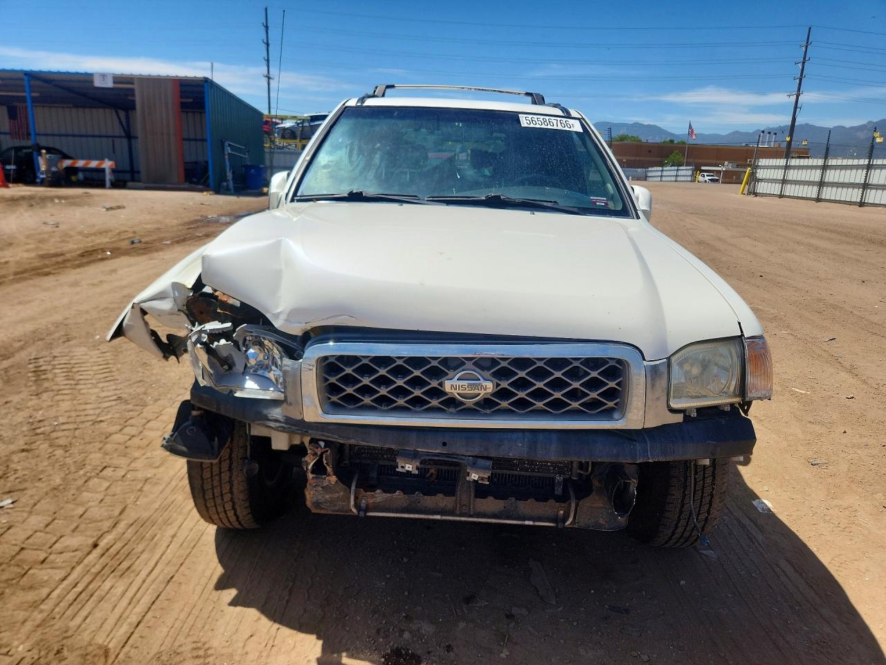 2001 Nissan Pathfinder S White vin: JN8DR09Y91W594025