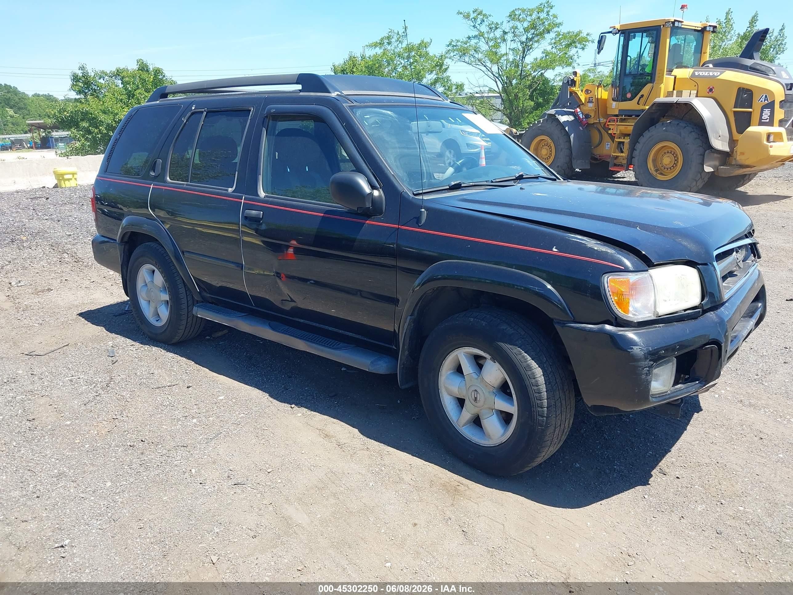 2002 Nissan Pathfinder Se Black vin: JN8DR09Y92W730171