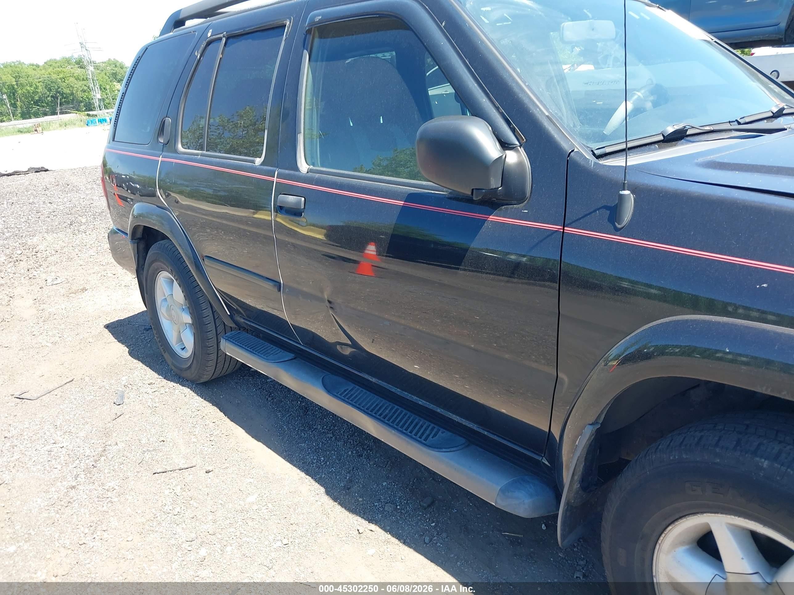 2002 Nissan Pathfinder Se Черный vin: JN8DR09Y92W730171