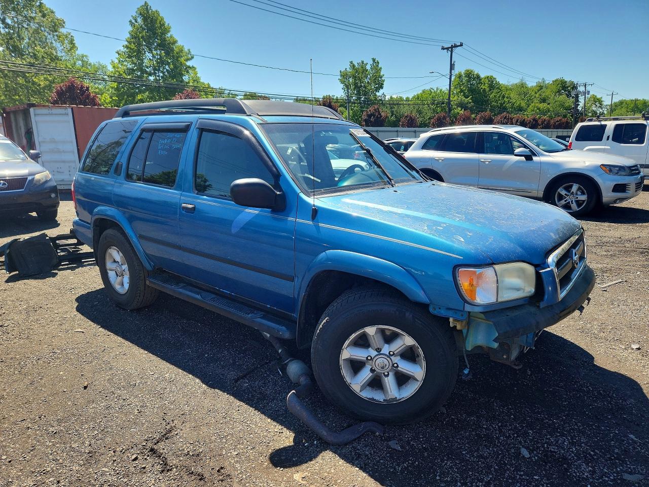 2003 Nissan Pathfinder Le/se/xe Blue vin: JN8DR09Y93W815240