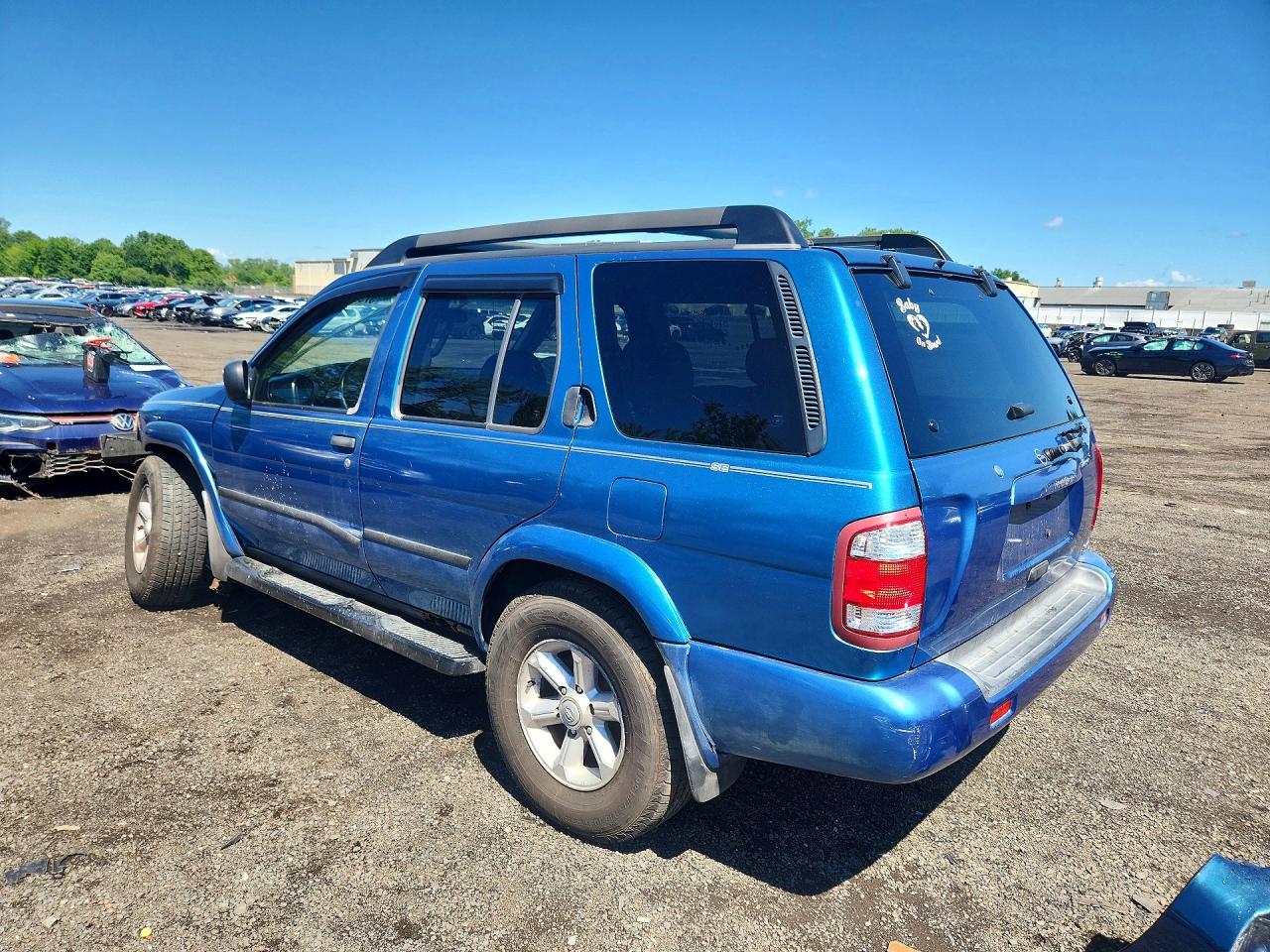 2003 Nissan Pathfinder Le/se/xe Blue vin: JN8DR09Y93W815240