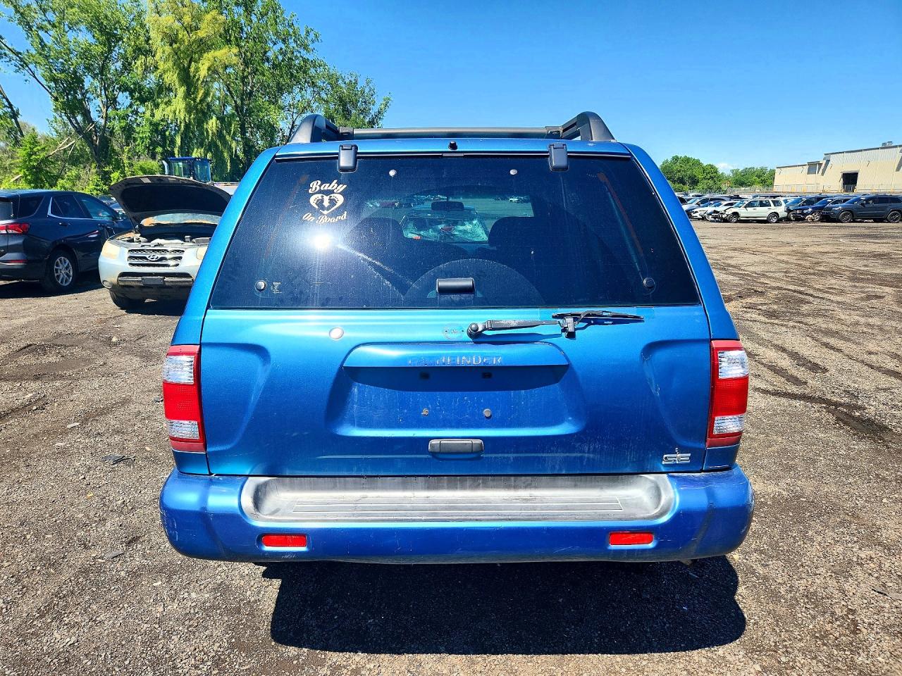 2003 Nissan Pathfinder Le/se/xe Blue vin: JN8DR09Y93W815240