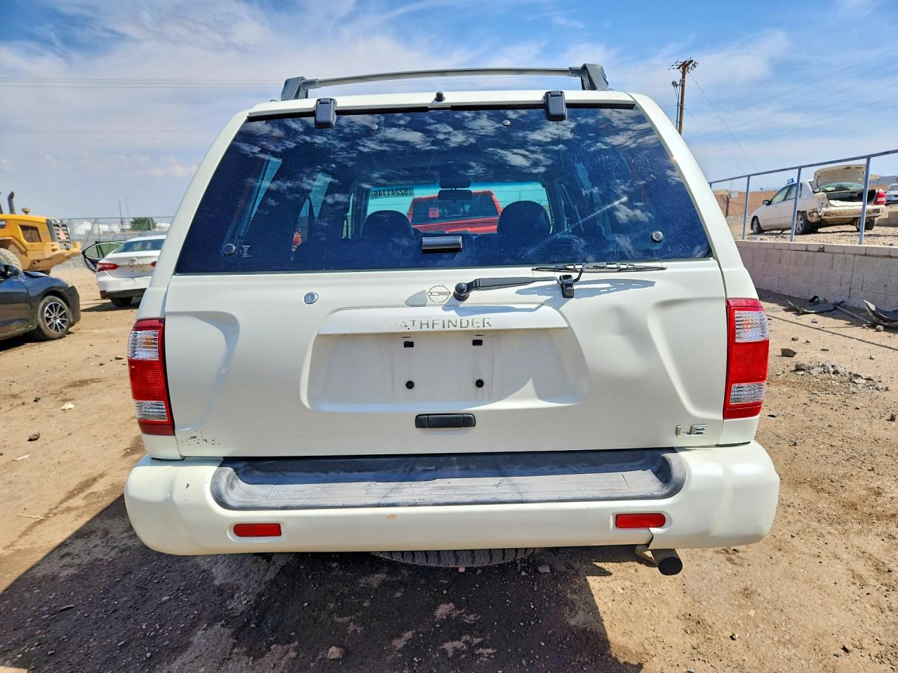 2003 Nissan Pathfinder Se White vin: JN8DR09Y93W837674