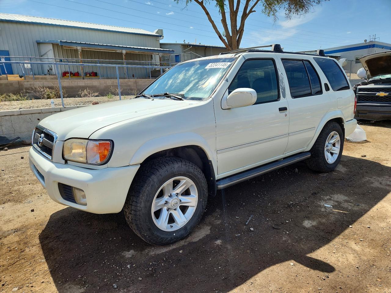 2003 Nissan Pathfinder Se White vin: JN8DR09Y93W837674