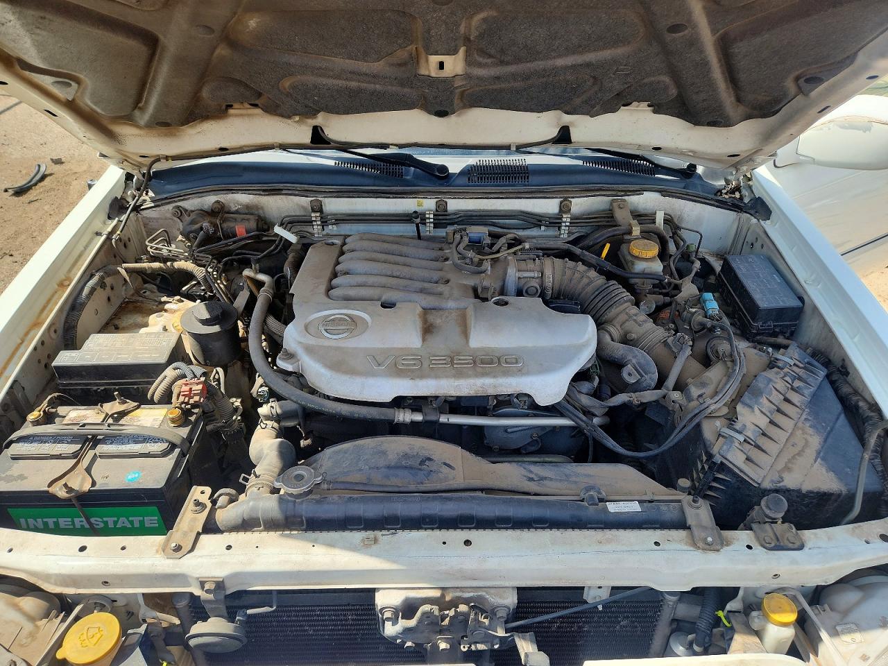 2003 Nissan Pathfinder Se White vin: JN8DR09Y93W837674