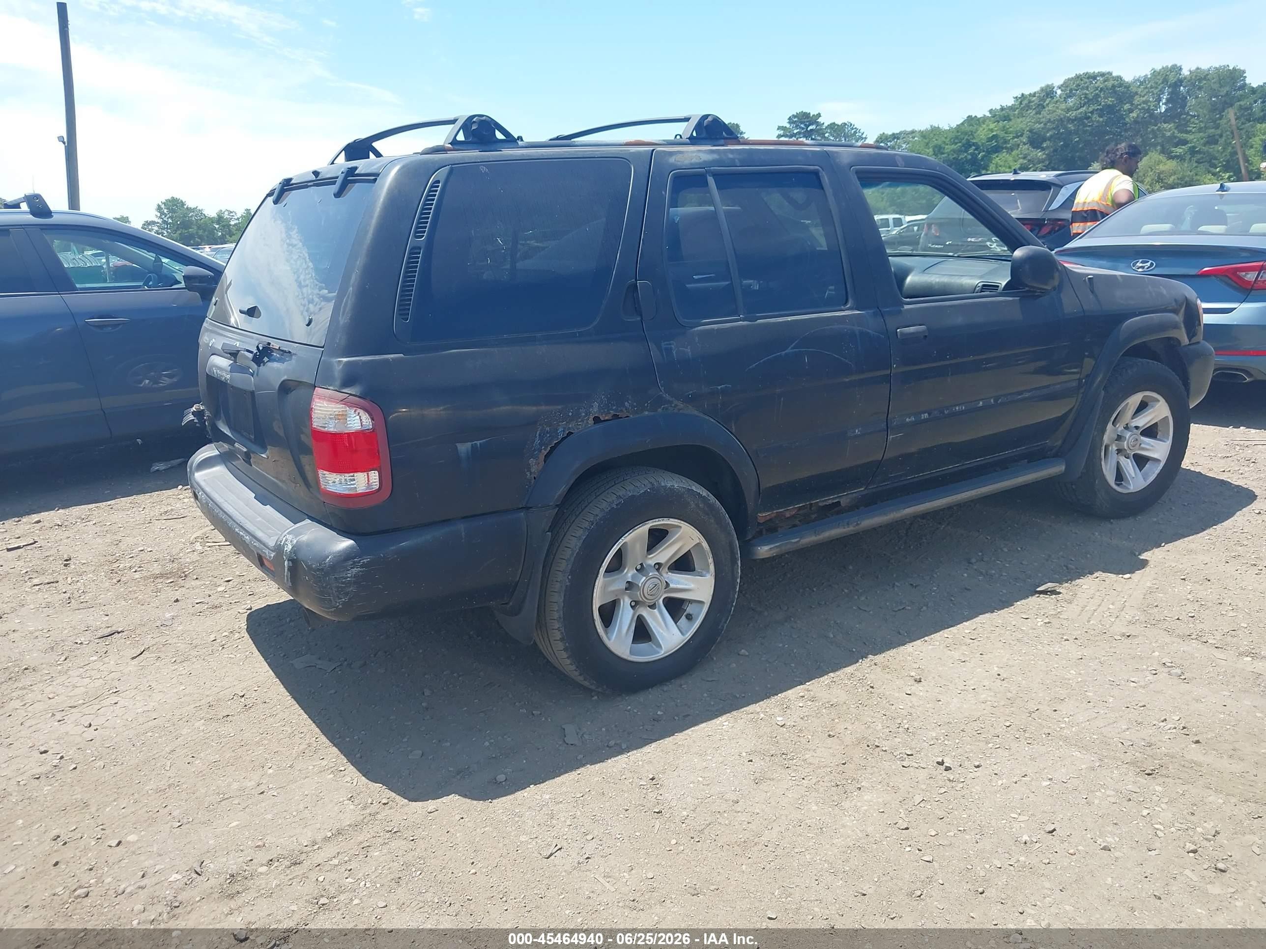 2002 Nissan Pathfinder Le Black vin: JN8DR09YX2W701732
