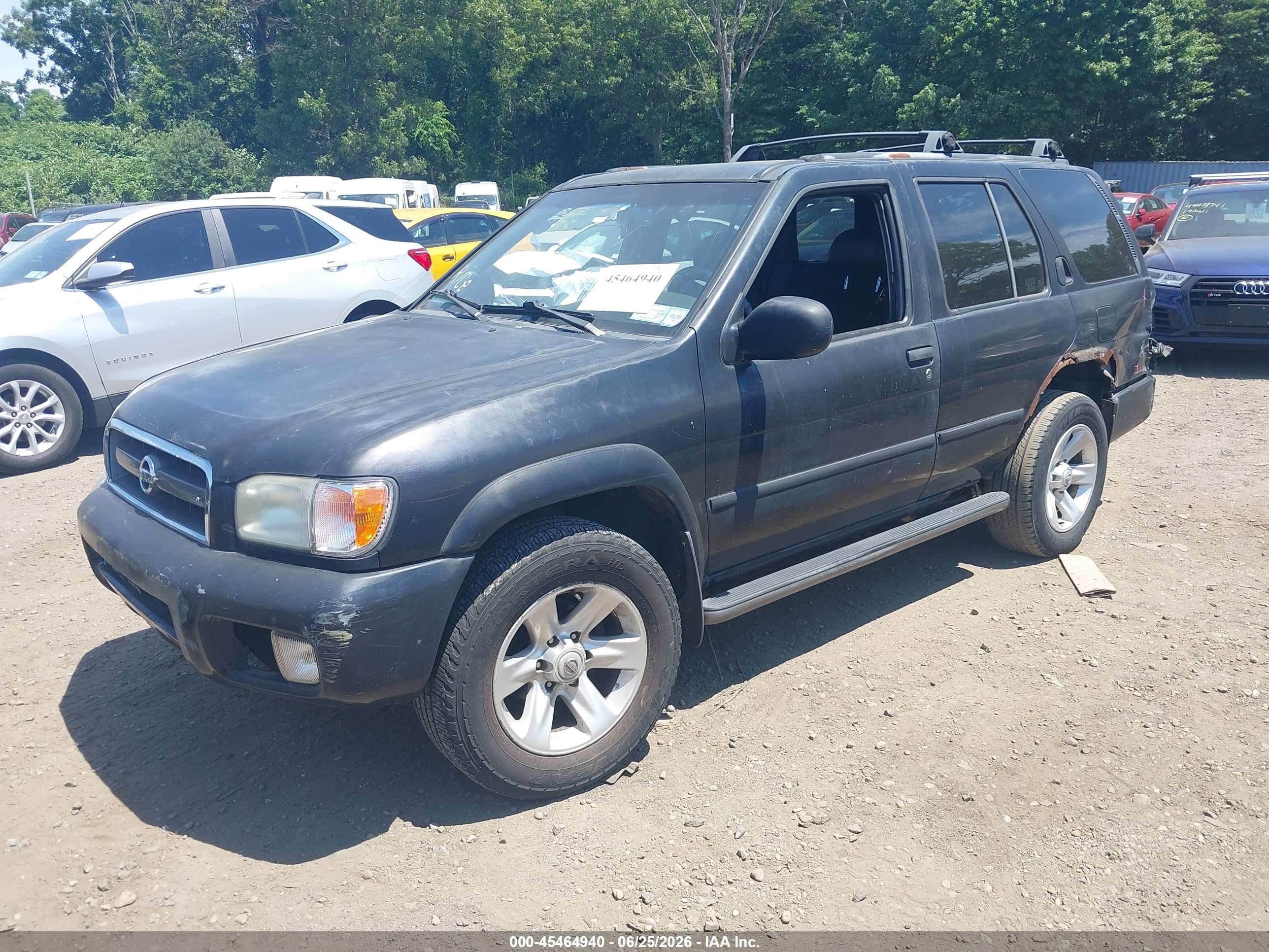 2002 Nissan Pathfinder Le Black vin: JN8DR09YX2W701732