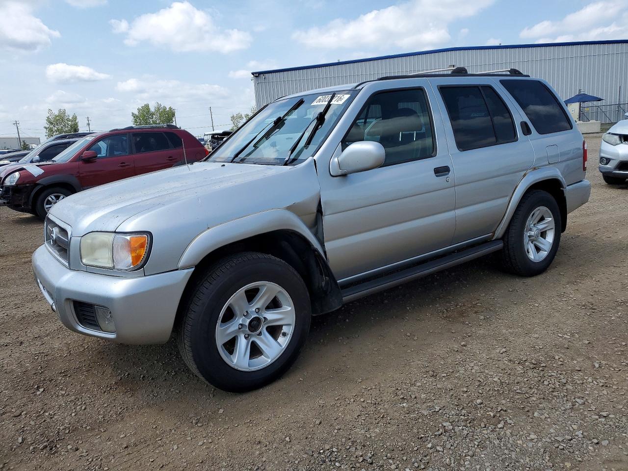 2002 Nissan Pathfinder Silver vin: JN8DR09YX2W707952