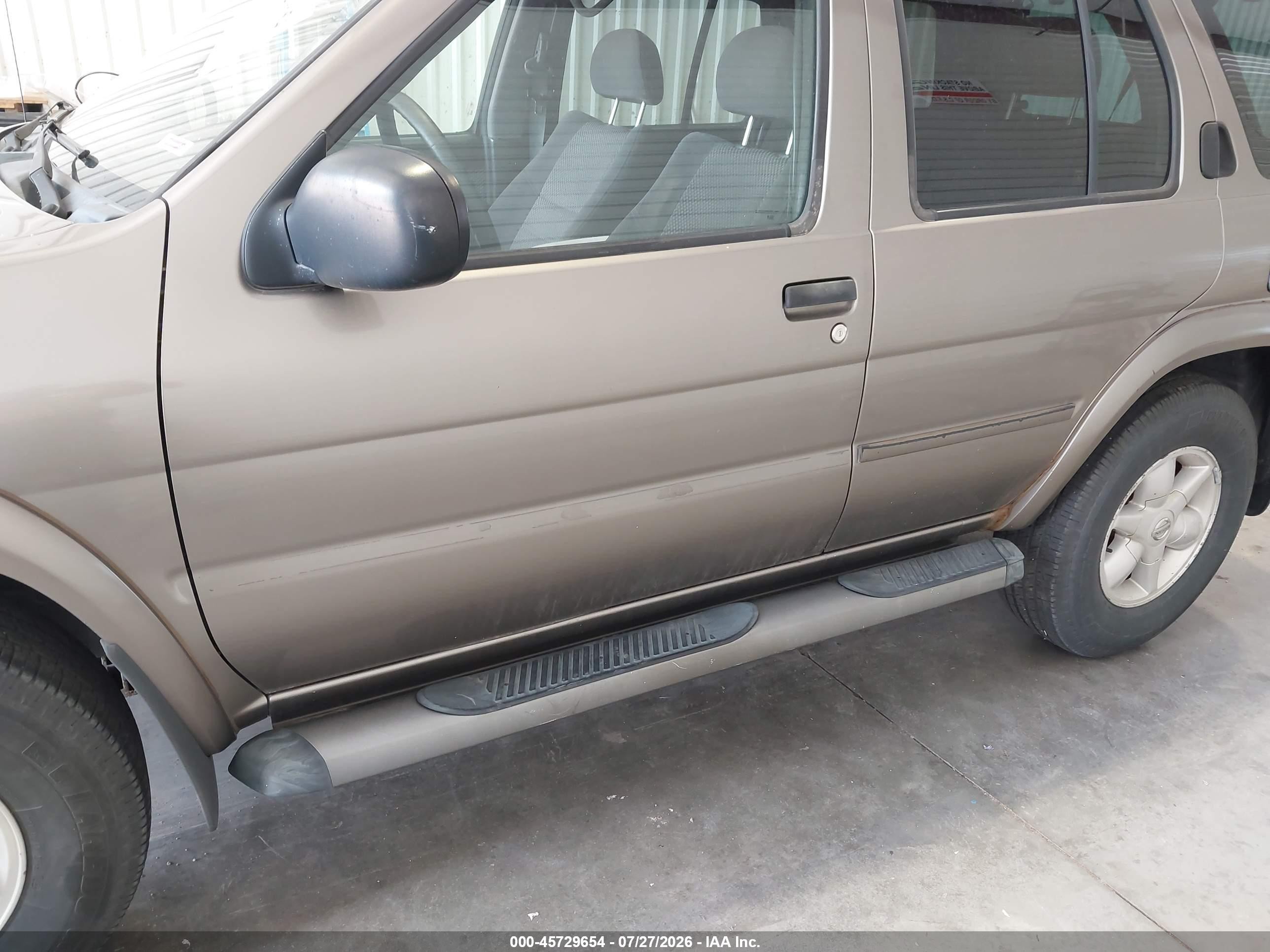 2002 Nissan Pathfinder Se Brown vin: JN8DR09YX2W712228