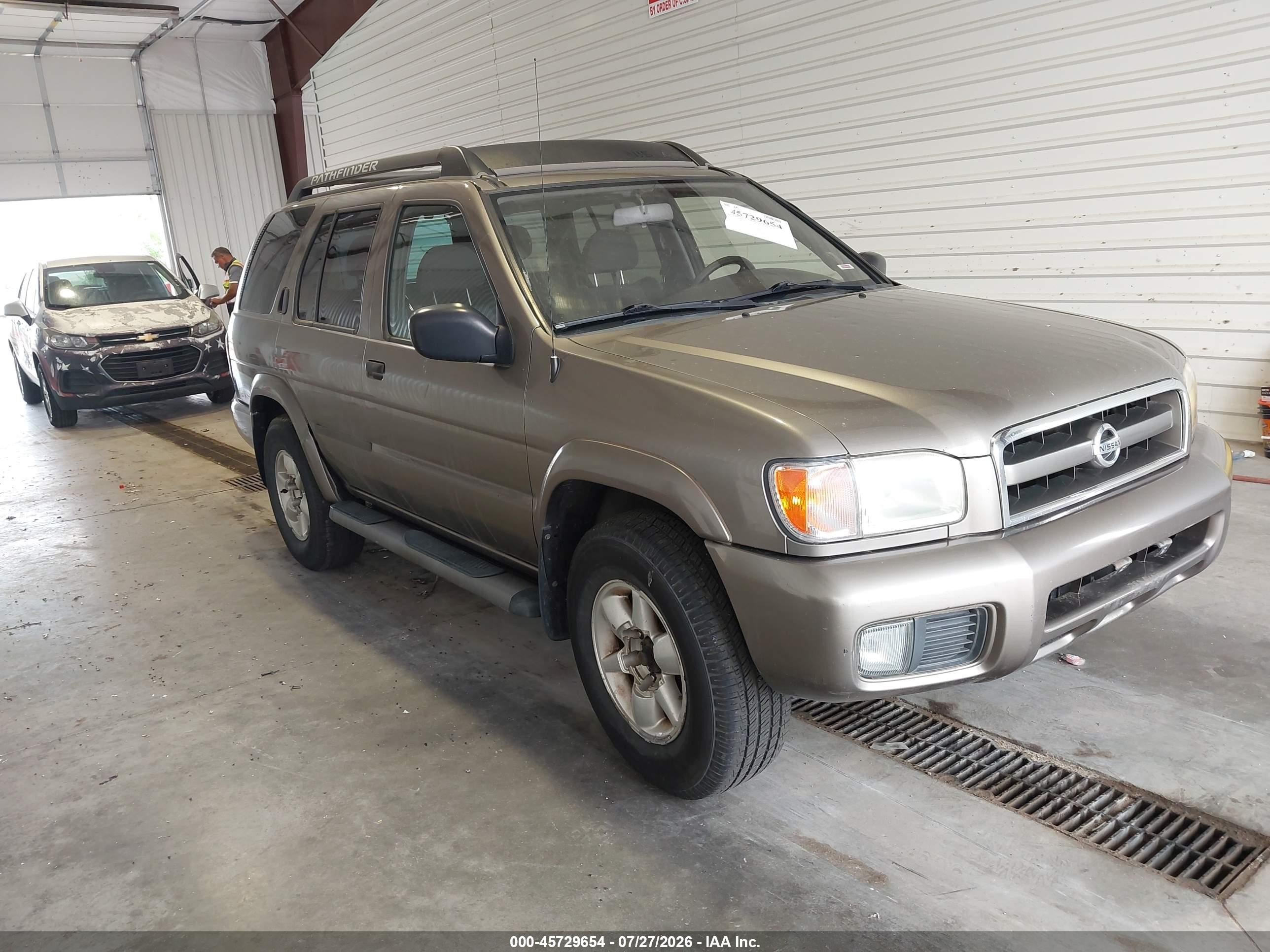 2002 Nissan Pathfinder Se Brown vin: JN8DR09YX2W712228
