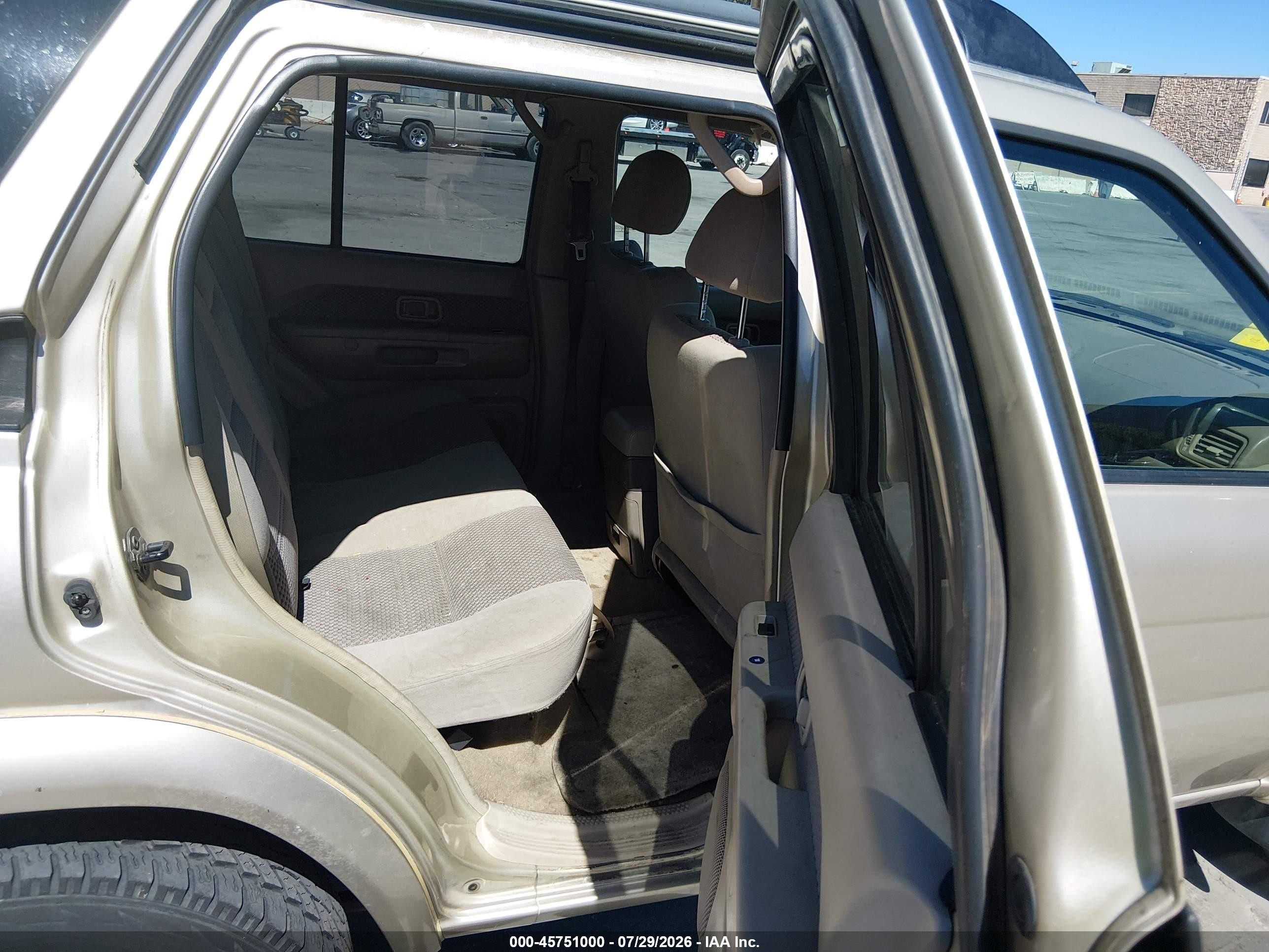 2002 Nissan Pathfinder Se Champagne vin: JN8DR09YX2W729479
