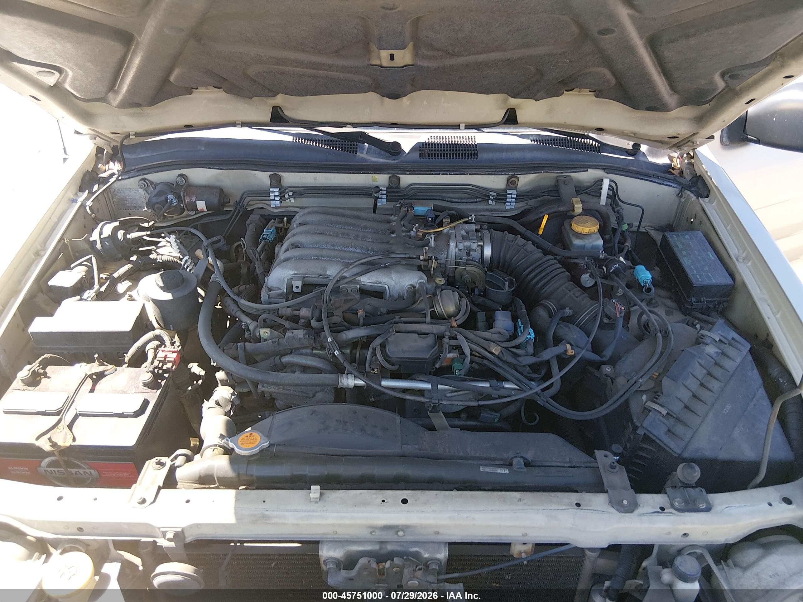 2002 Nissan Pathfinder Se Champagne vin: JN8DR09YX2W729479