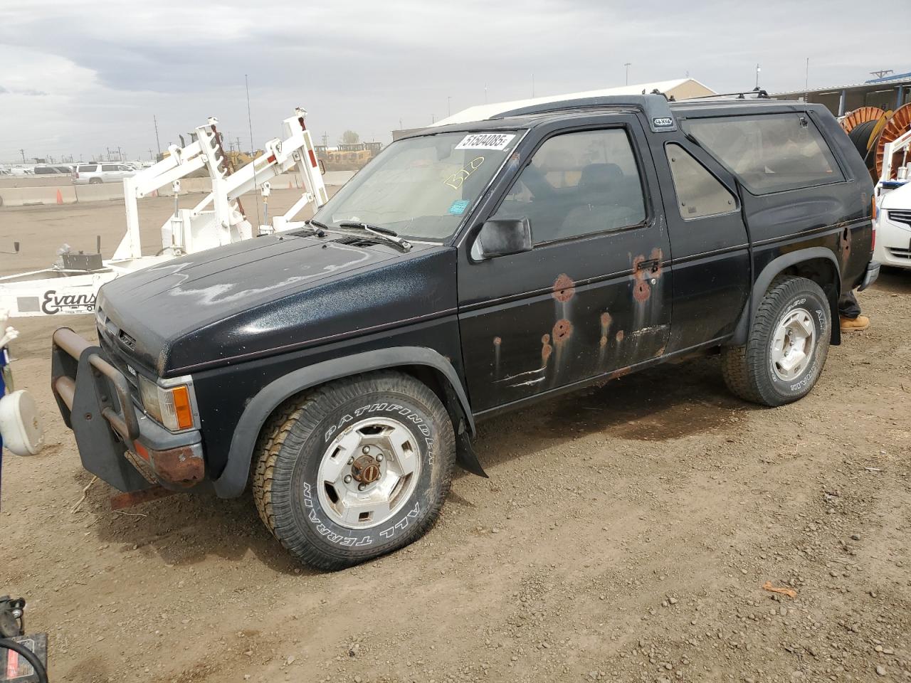 1988 Nissan Pathfinder Black vin: JN8HD16Y2JW027424