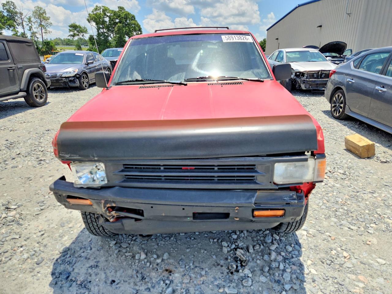 1990 Nissan Pathfinder Xe Red vin: JN8HD17S1LW215882