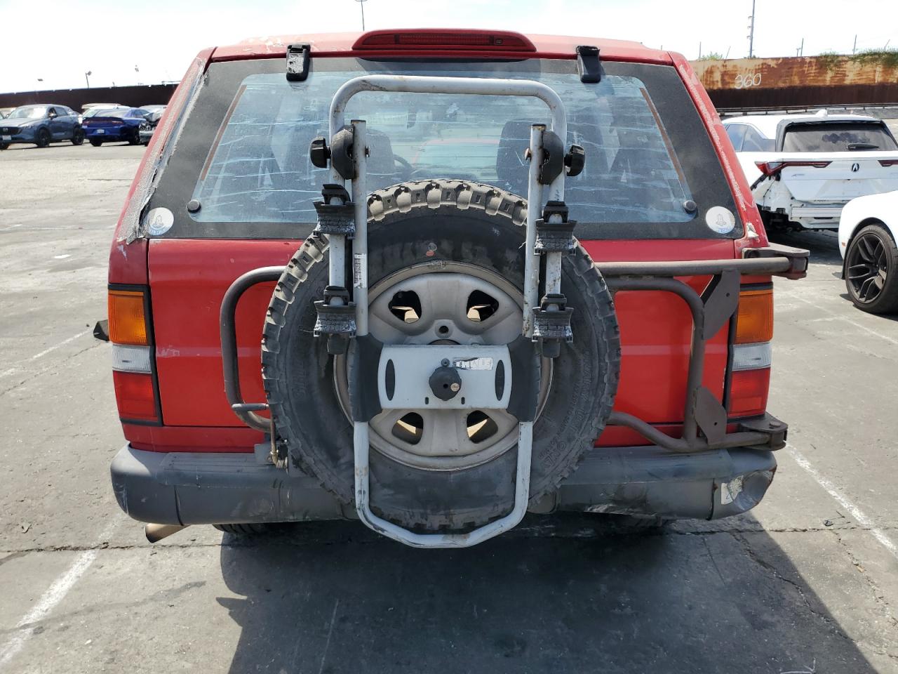 1994 Nissan Pathfinder Xe Red vin: JN8HD17S3RW203645