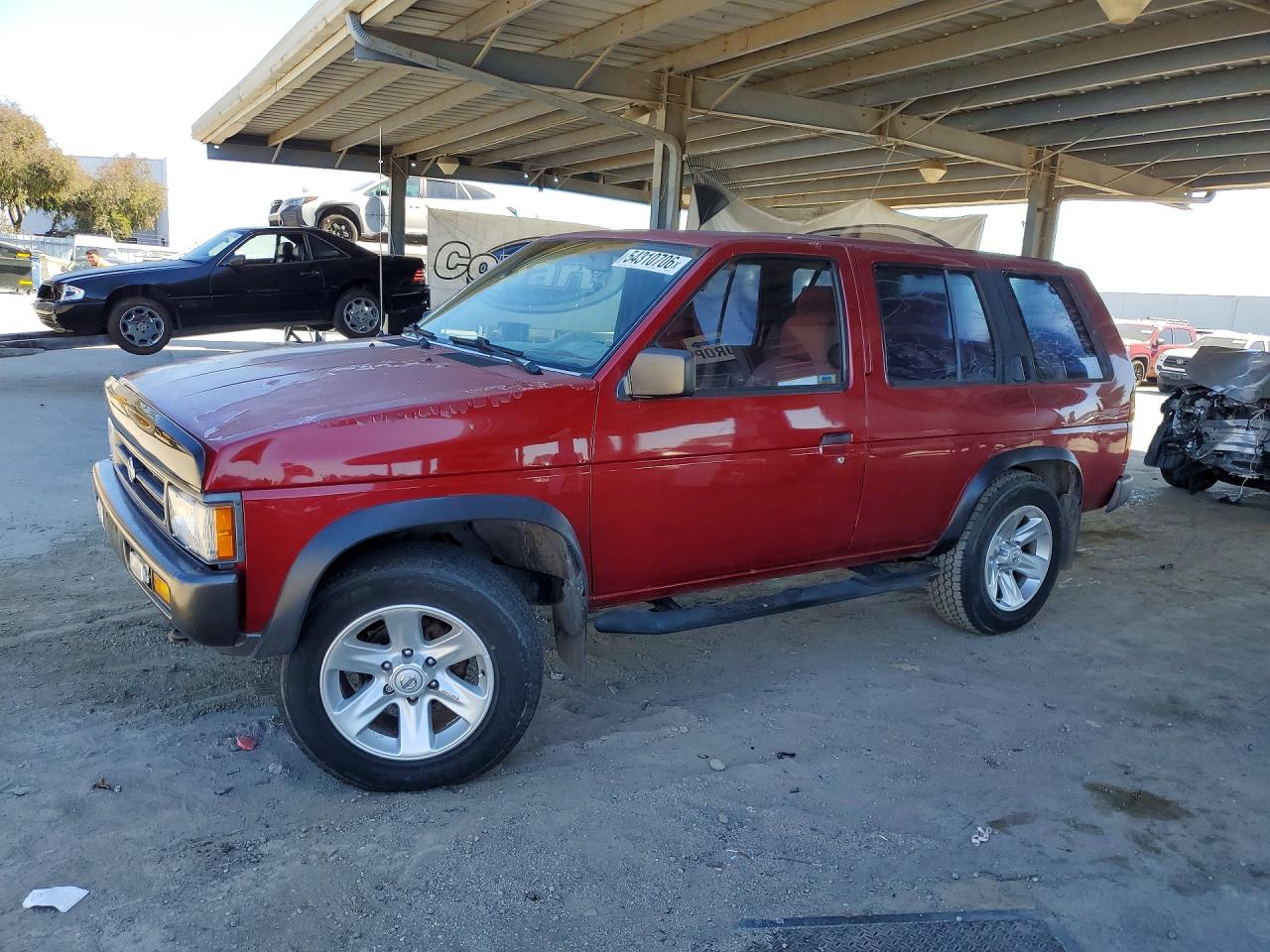 1994 Nissan Pathfinder Xe Red vin: JN8HD17S3RW215326