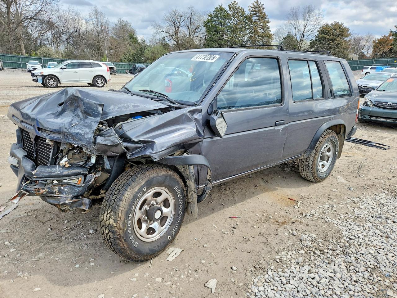 1995 Nissan Pathfinder Gray vin: JN8HD17Y0SW015885