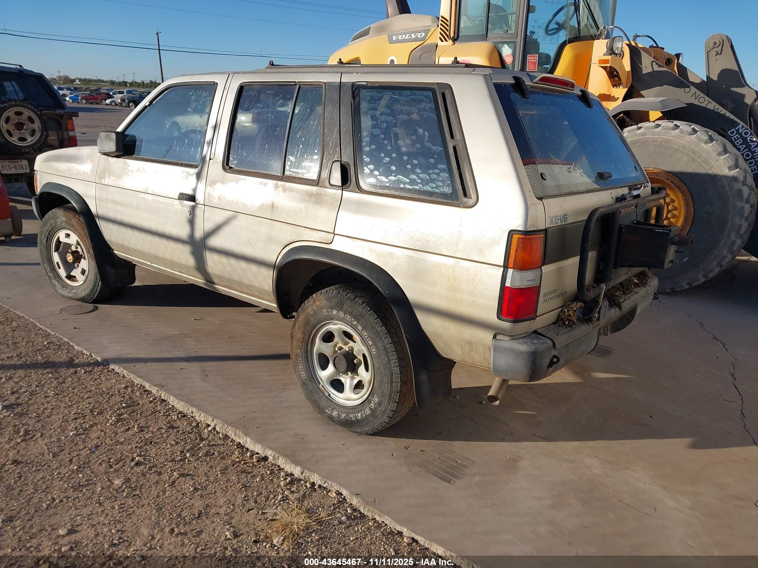 1995 Nissan Pathfinder Le/se/xe Silver vin: JN8HD17Y1SW109502