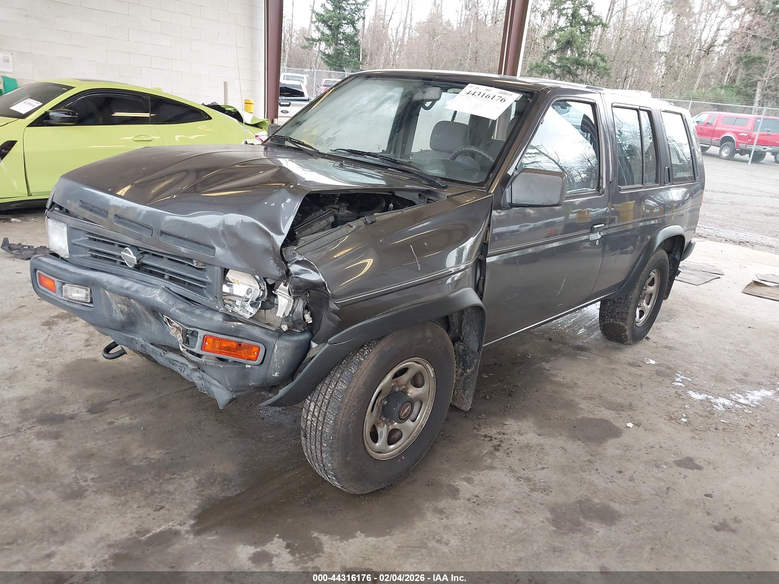 1995 Nissan Pathfinder Le/se/xe Gray vin: JN8HD17Y2SW054350