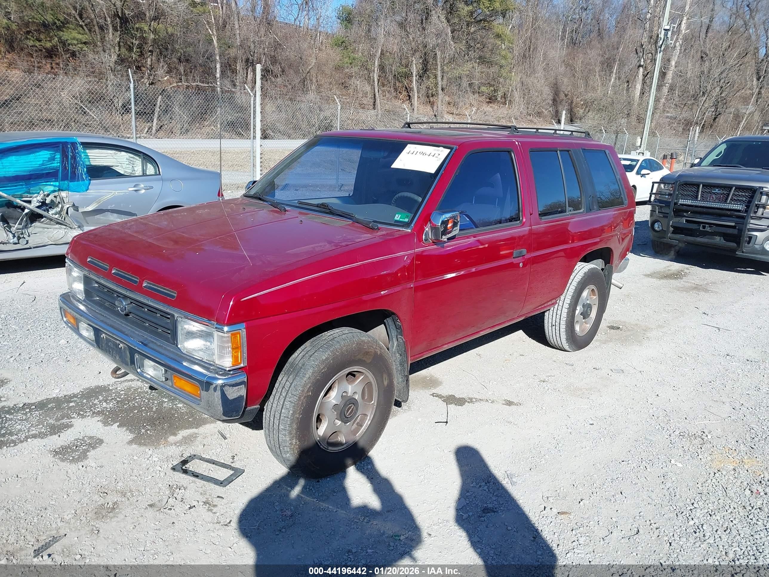 1995 Nissan Pathfinder Le/se/xe Burgundy vin: JN8HD17Y2SW067096
