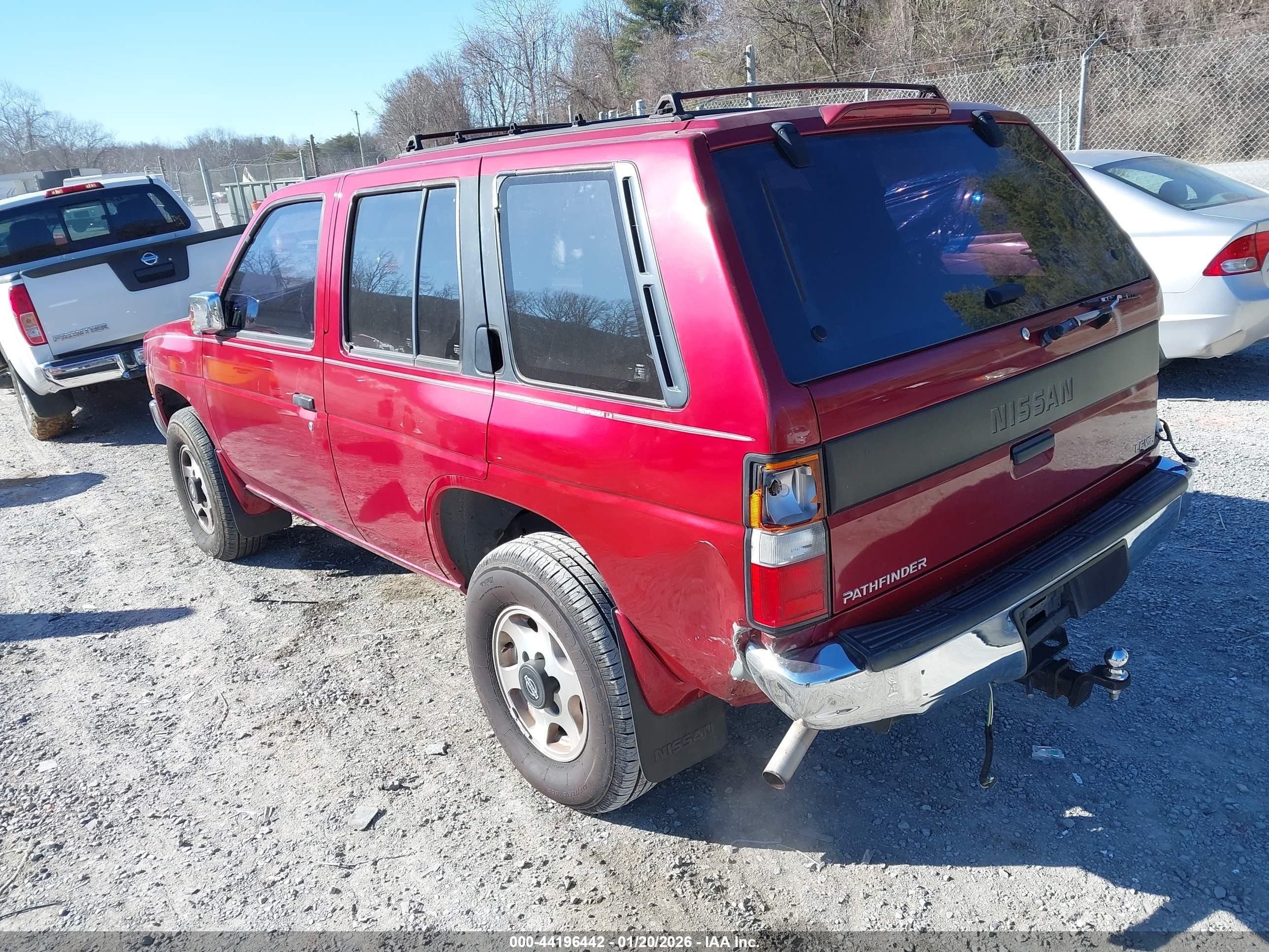 1995 Nissan Pathfinder Le/se/xe Burgundy vin: JN8HD17Y2SW067096