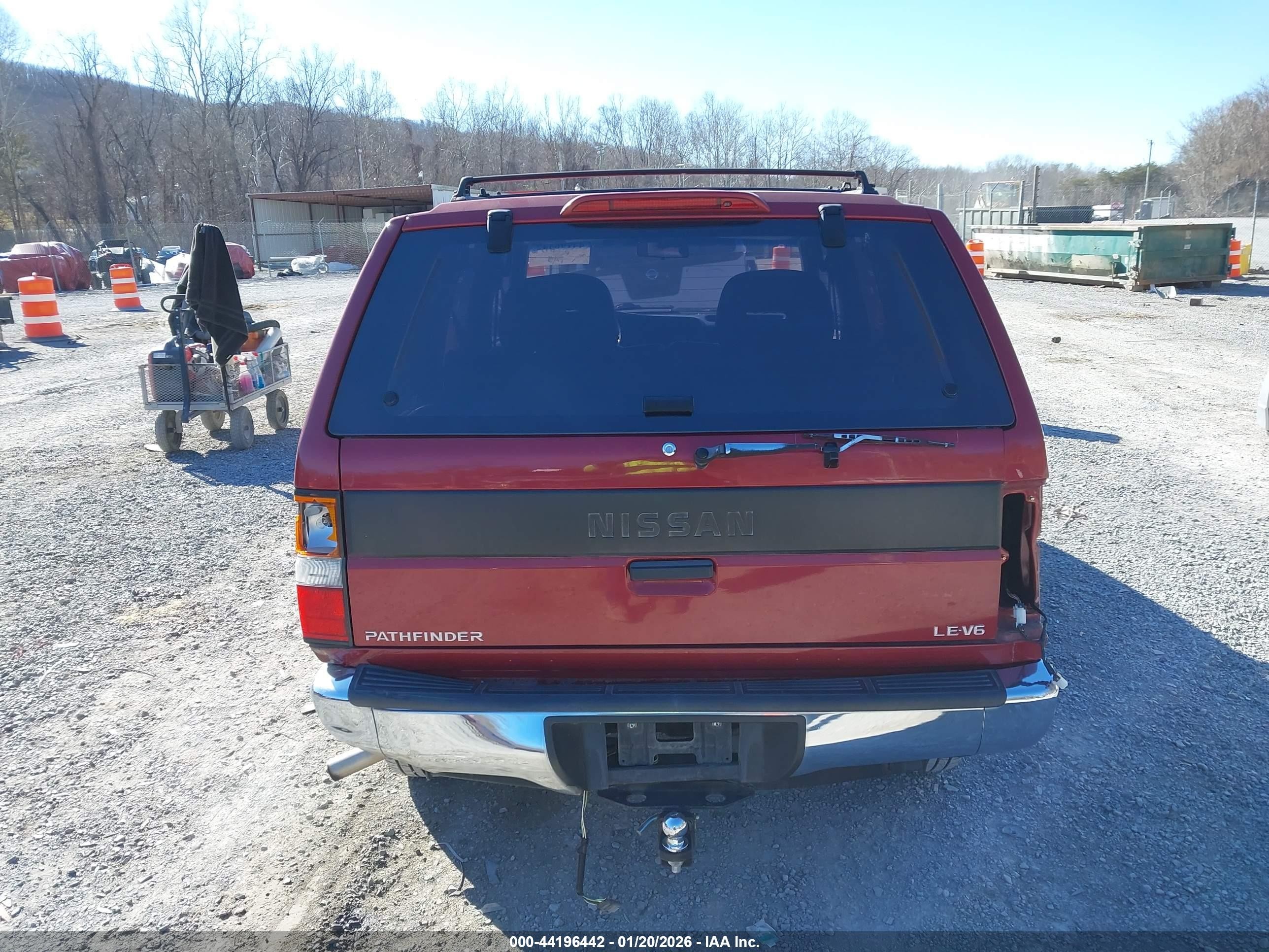 1995 Nissan Pathfinder Le/se/xe Burgundy vin: JN8HD17Y2SW067096