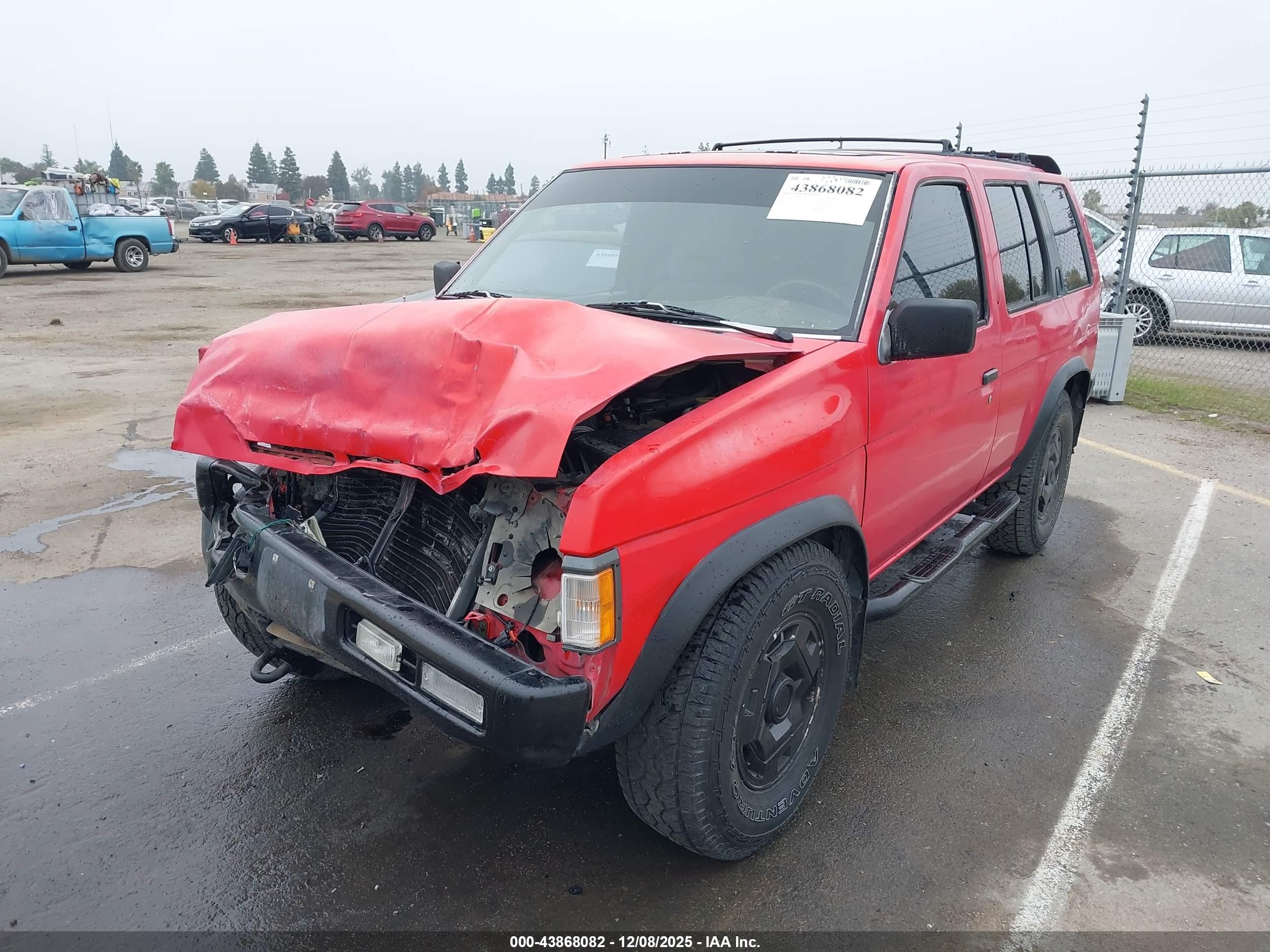 1995 Nissan Pathfinder Le/se/xe Red vin: JN8HD17Y3SW073599