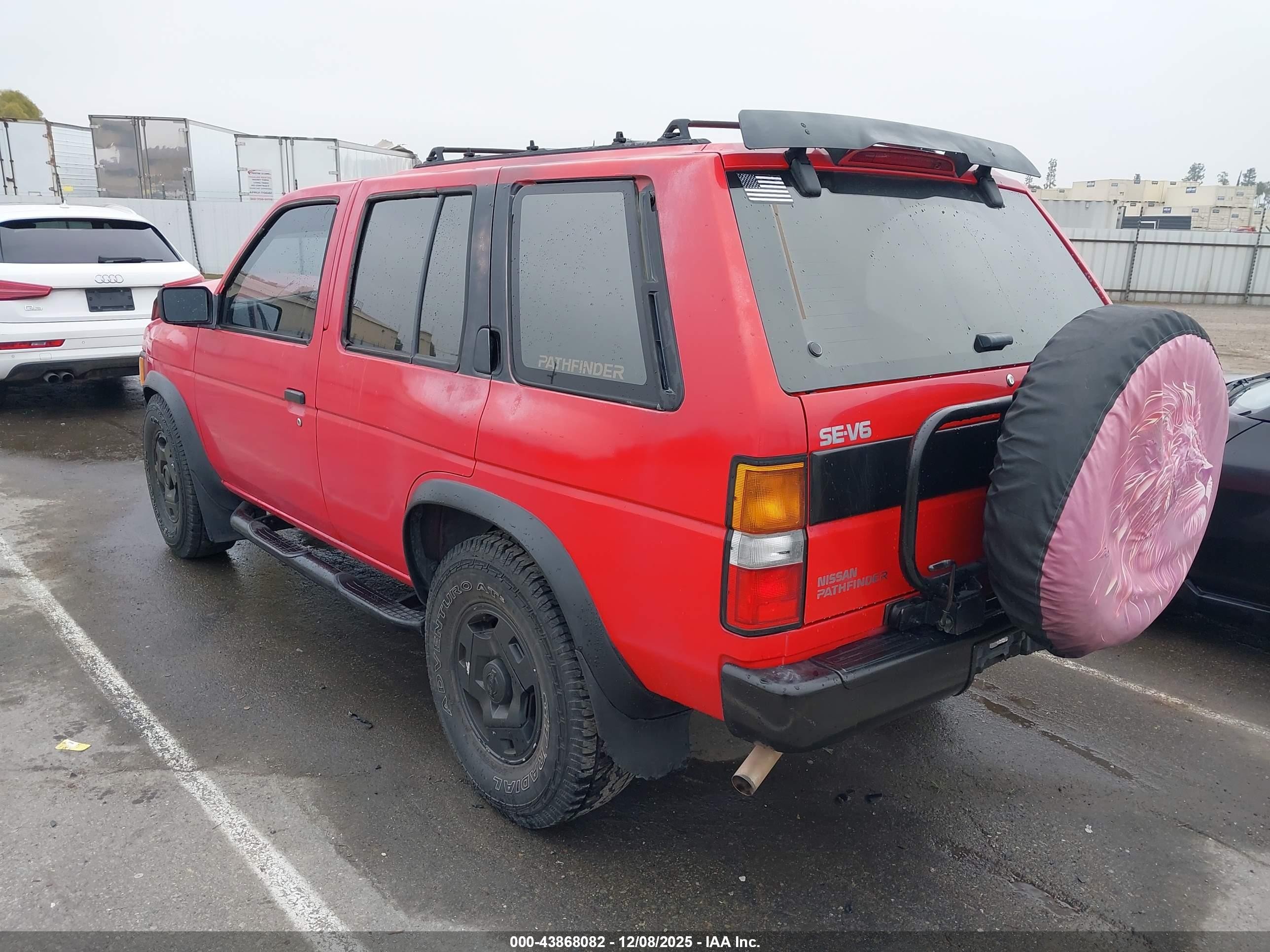 1995 Nissan Pathfinder Le/se/xe Red vin: JN8HD17Y3SW073599