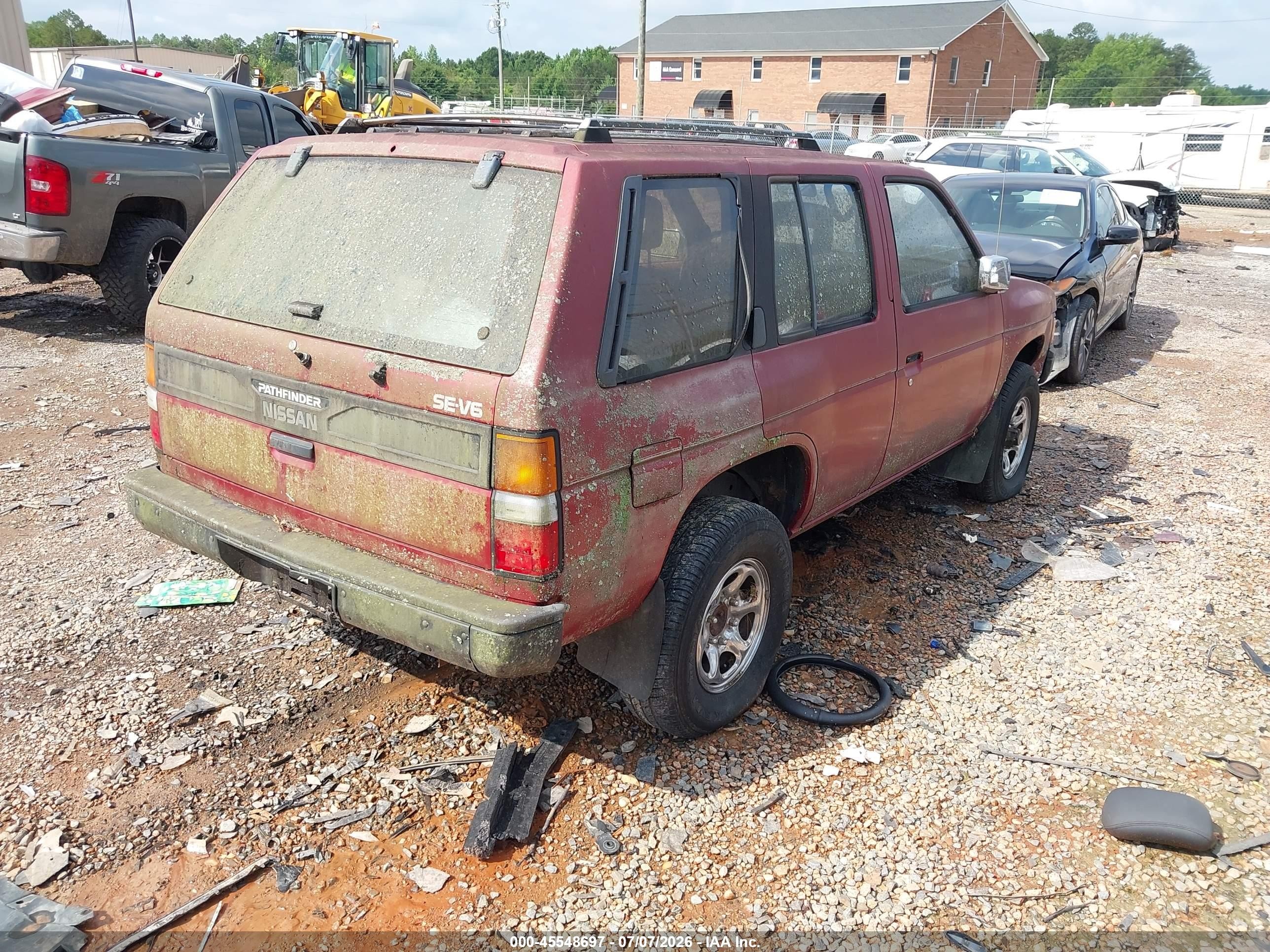 1990 Nissan Pathfinder   Бордовый vin: JN8HD17Y4LW207358
