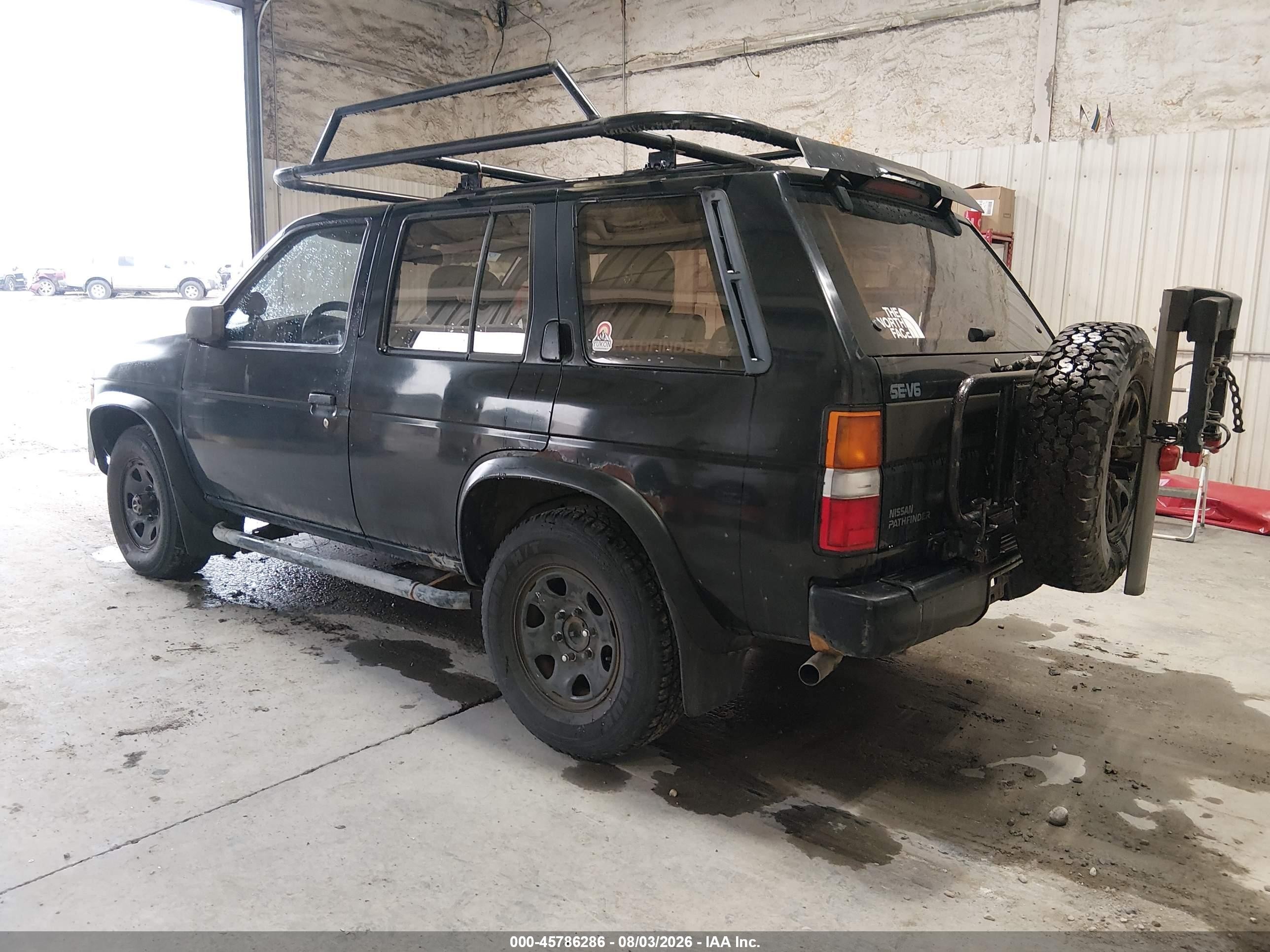 1995 Nissan Pathfinder Le/se/xe Black vin: JN8HD17Y4SW020698