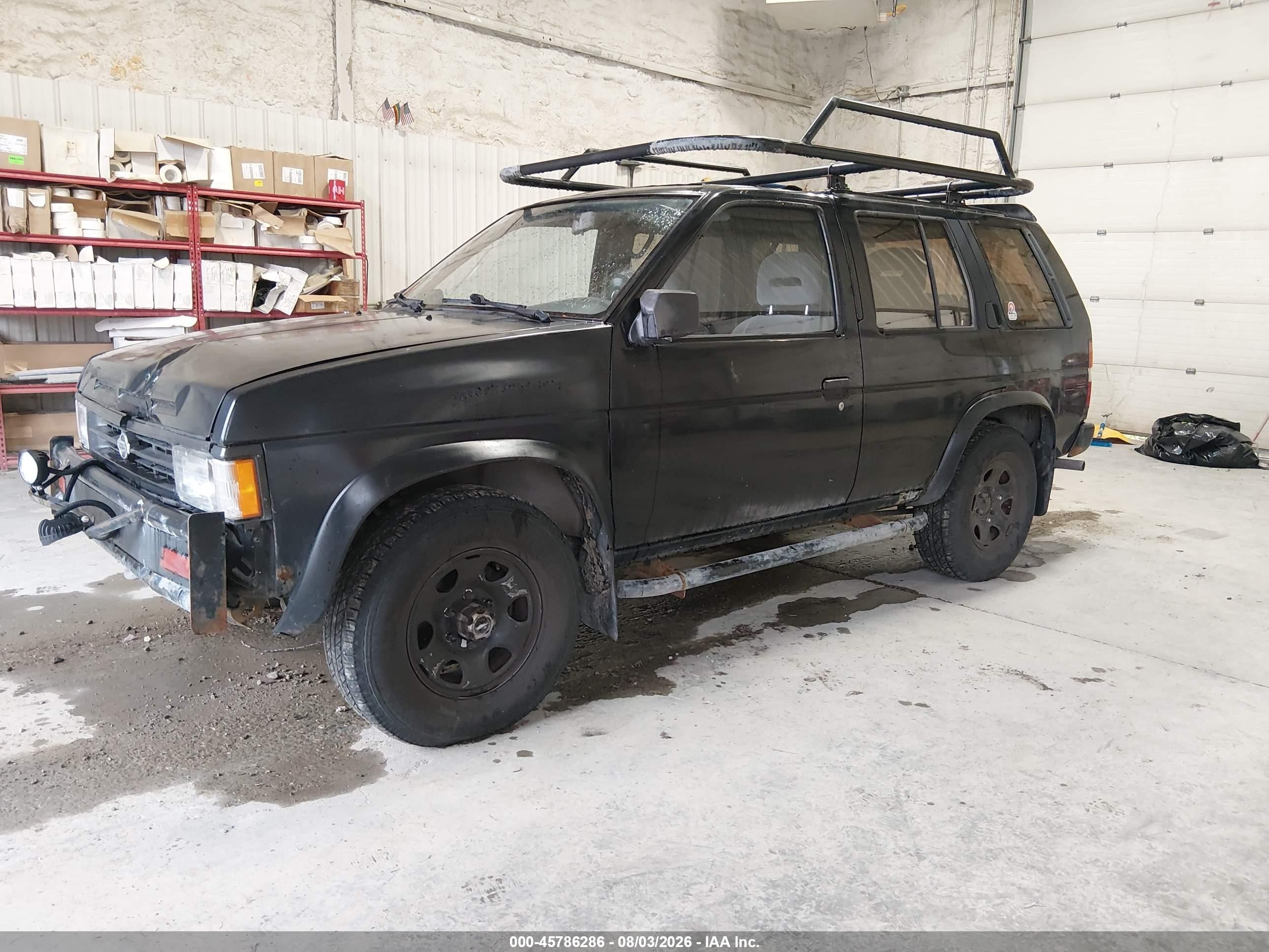 1995 Nissan Pathfinder Le/se/xe Black vin: JN8HD17Y4SW020698