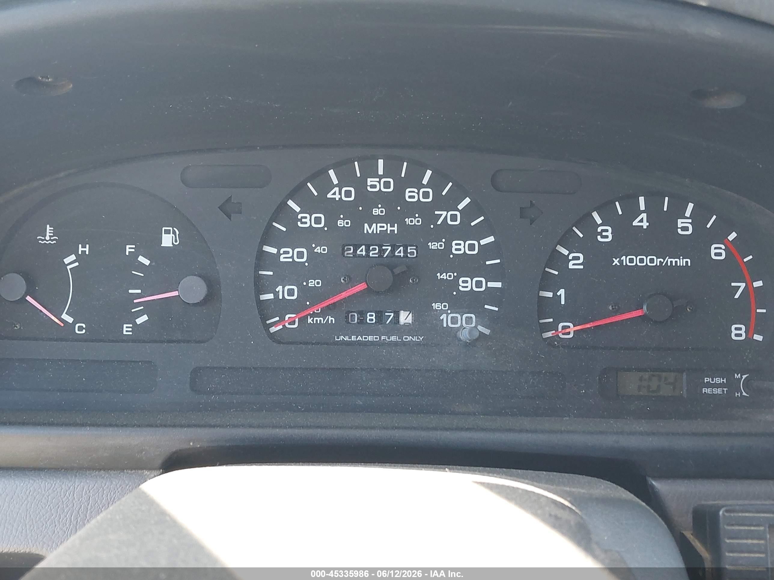 1994 Nissan Pathfinder Le/se/xe Silver vin: JN8HD17Y6RW202784