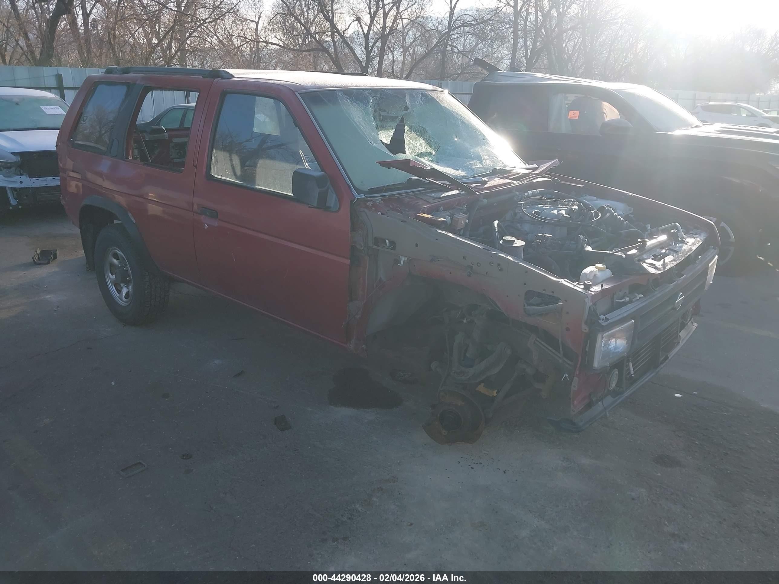 1995 Nissan Pathfinder Le/se/xe Red vin: JN8HD17Y7SW013504