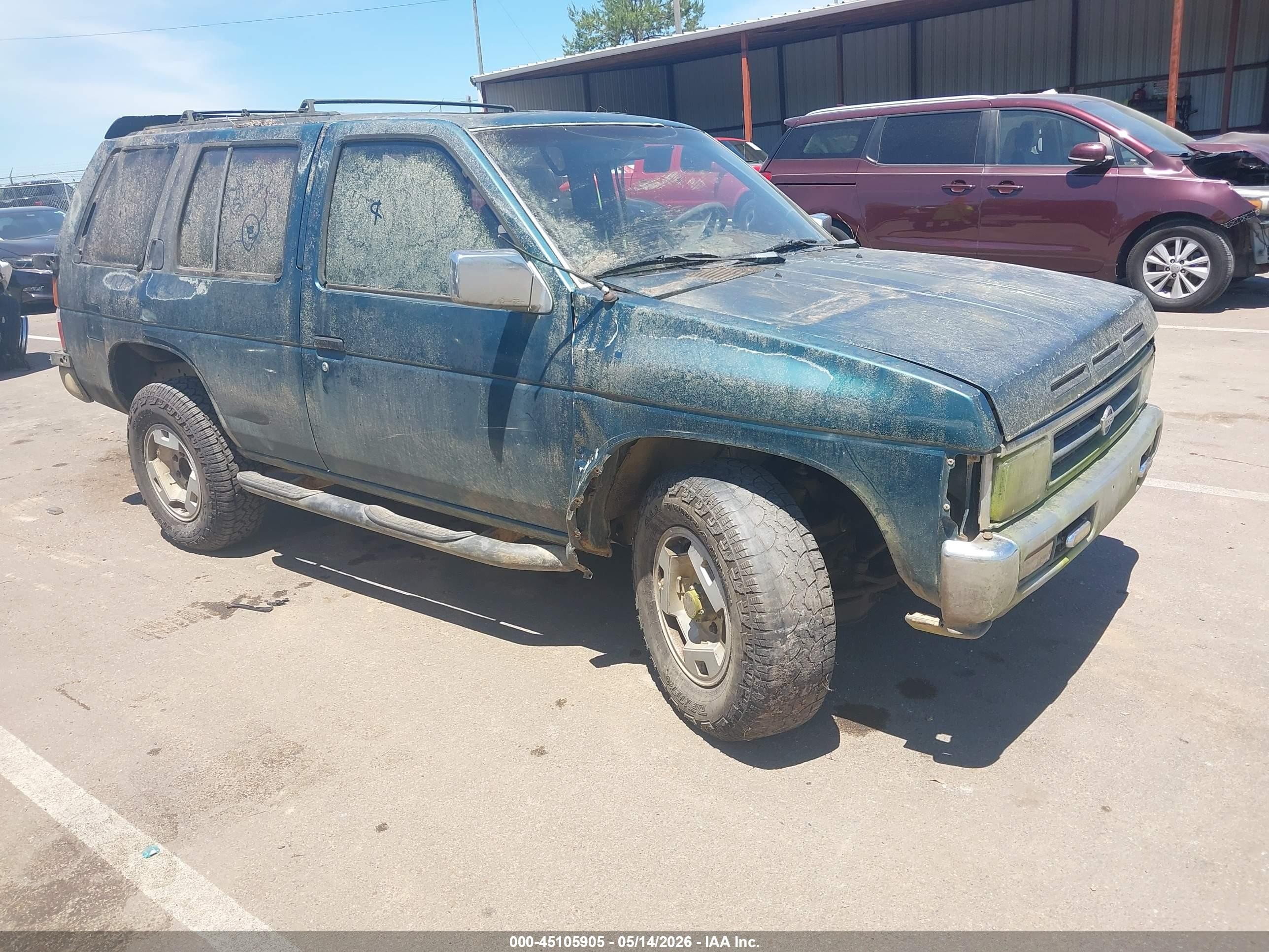 1995 Nissan Pathfinder Le/se/xe Green vin: JN8HD17Y7SW016810
