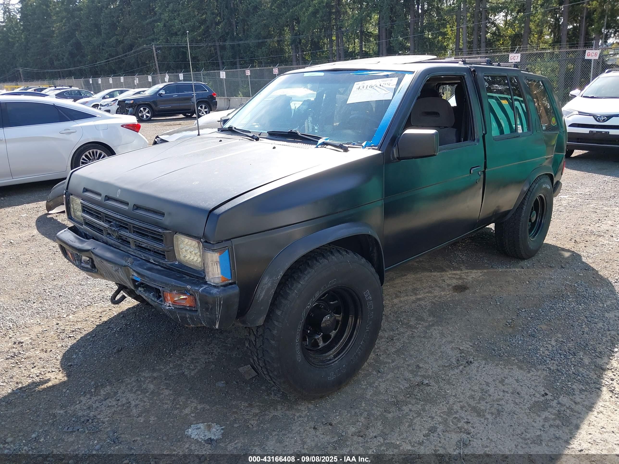 1995 Nissan Pathfinder Le/se/xe Black vin: JN8HD17Y8SW058676