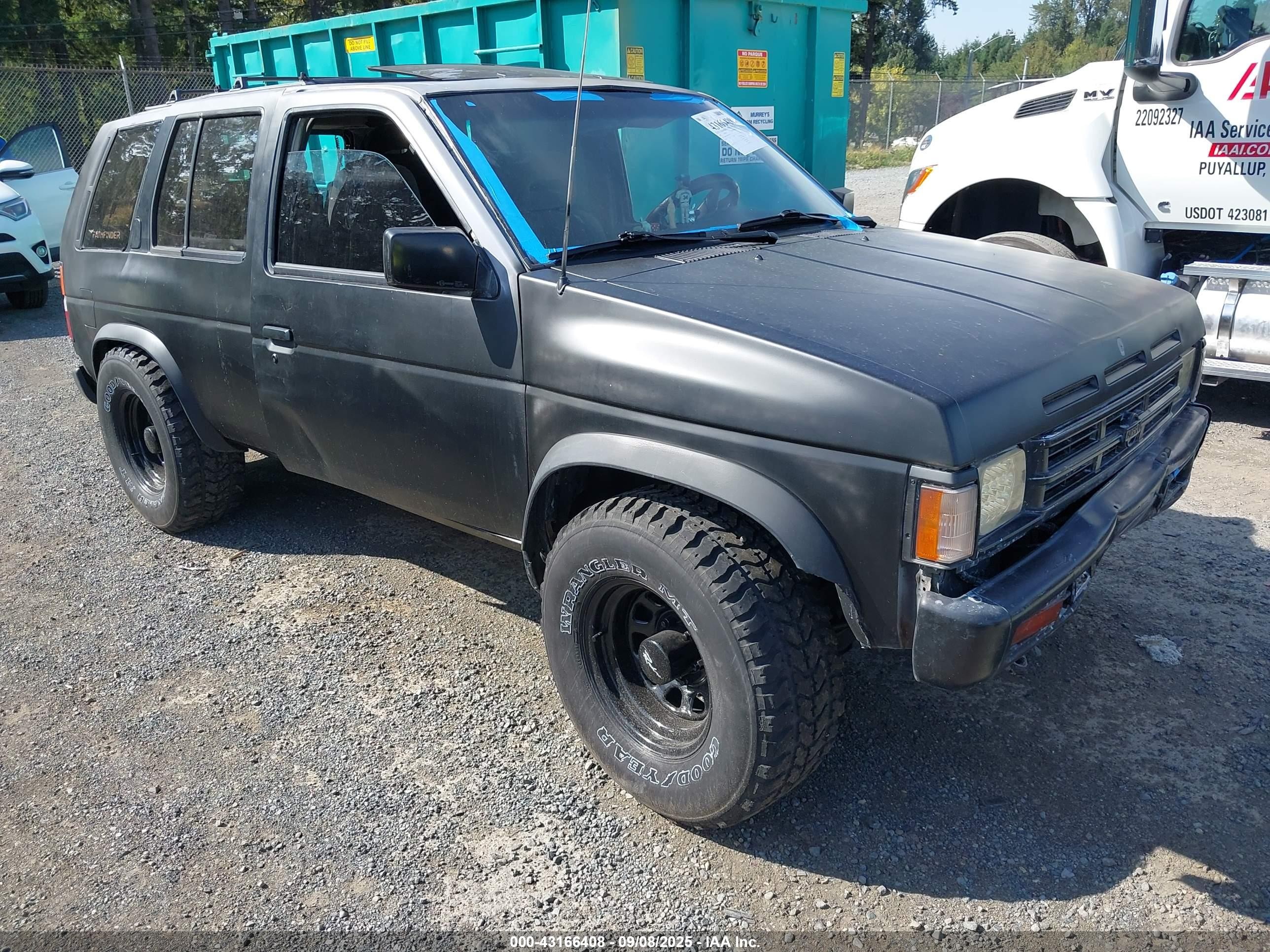 1995 Nissan Pathfinder Le/se/xe Black vin: JN8HD17Y8SW058676