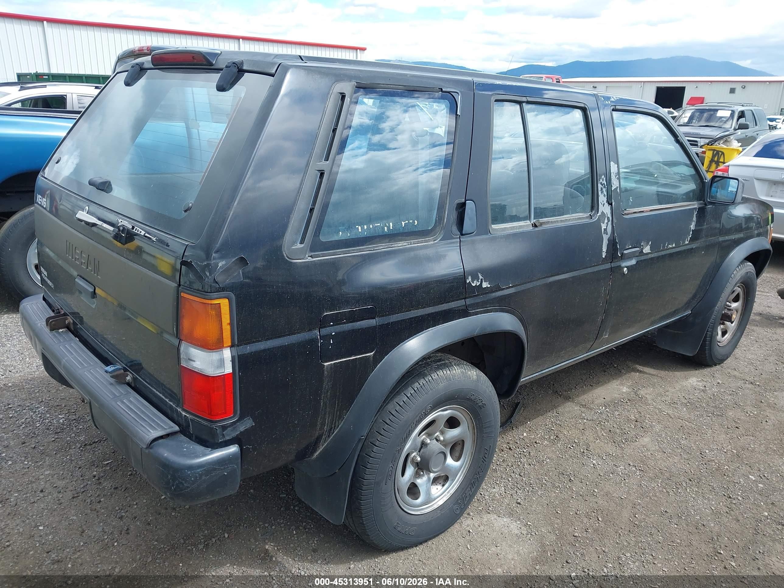 1994 Nissan Pathfinder Le/se/xe Black vin: JN8HD17Y9RW229512