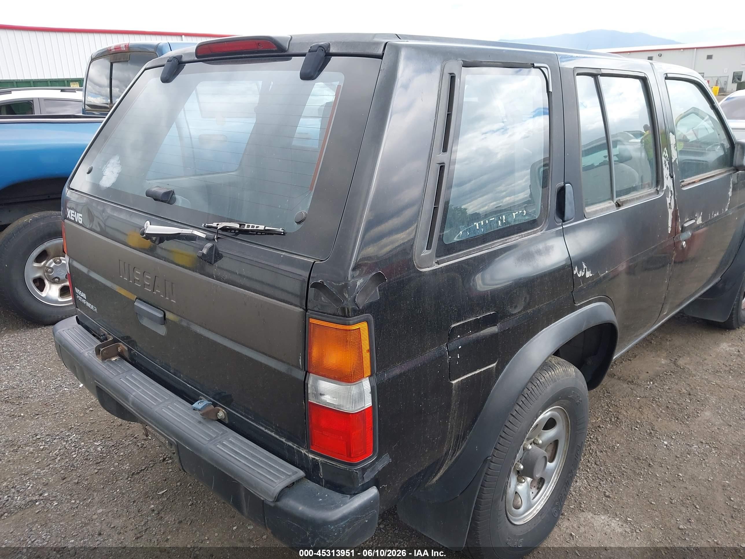 1994 Nissan Pathfinder Le/se/xe Black vin: JN8HD17Y9RW229512