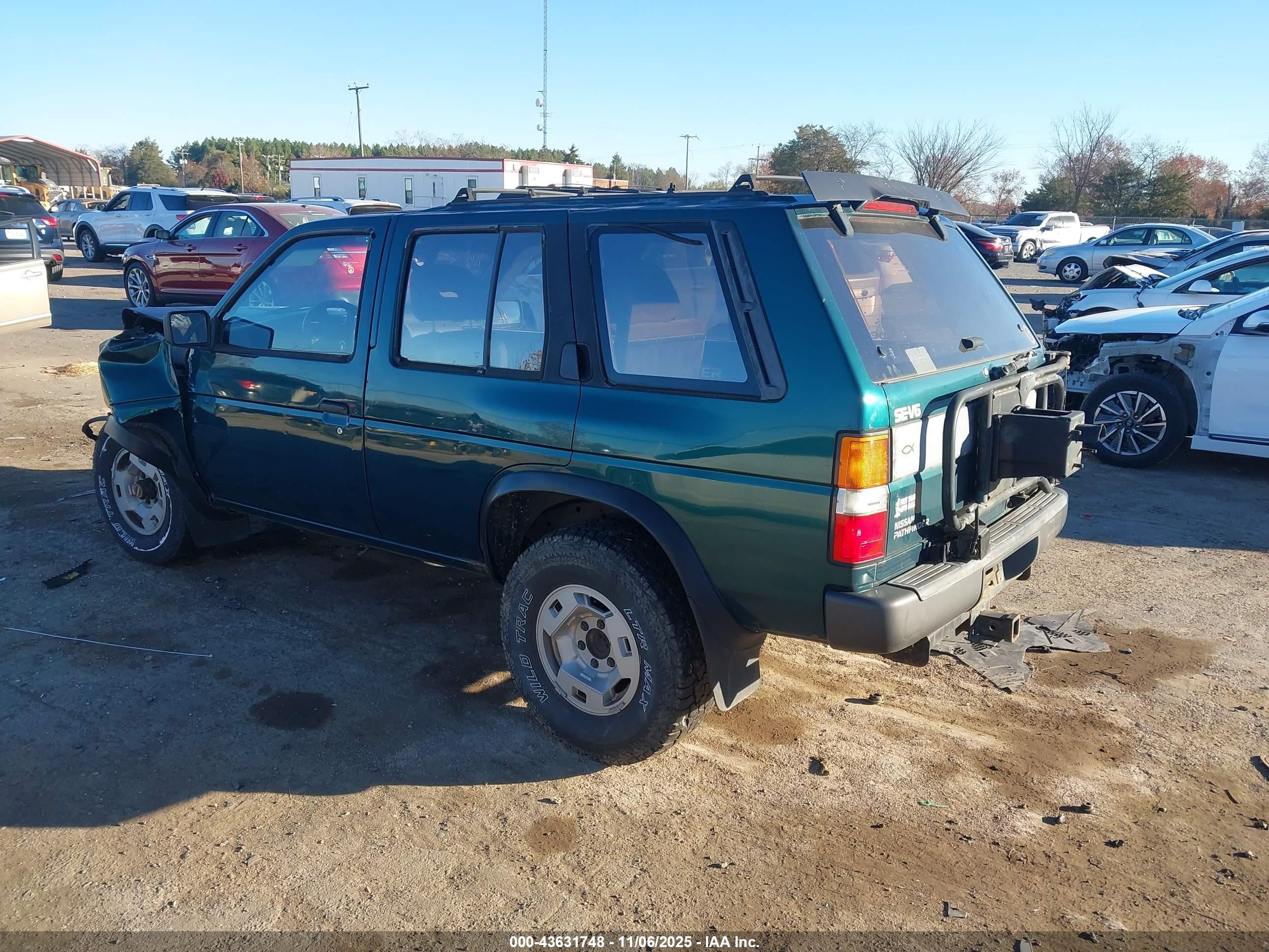 1995 Nissan Pathfinder Le/se/xe Green vin: JN8HD17YXSW067301